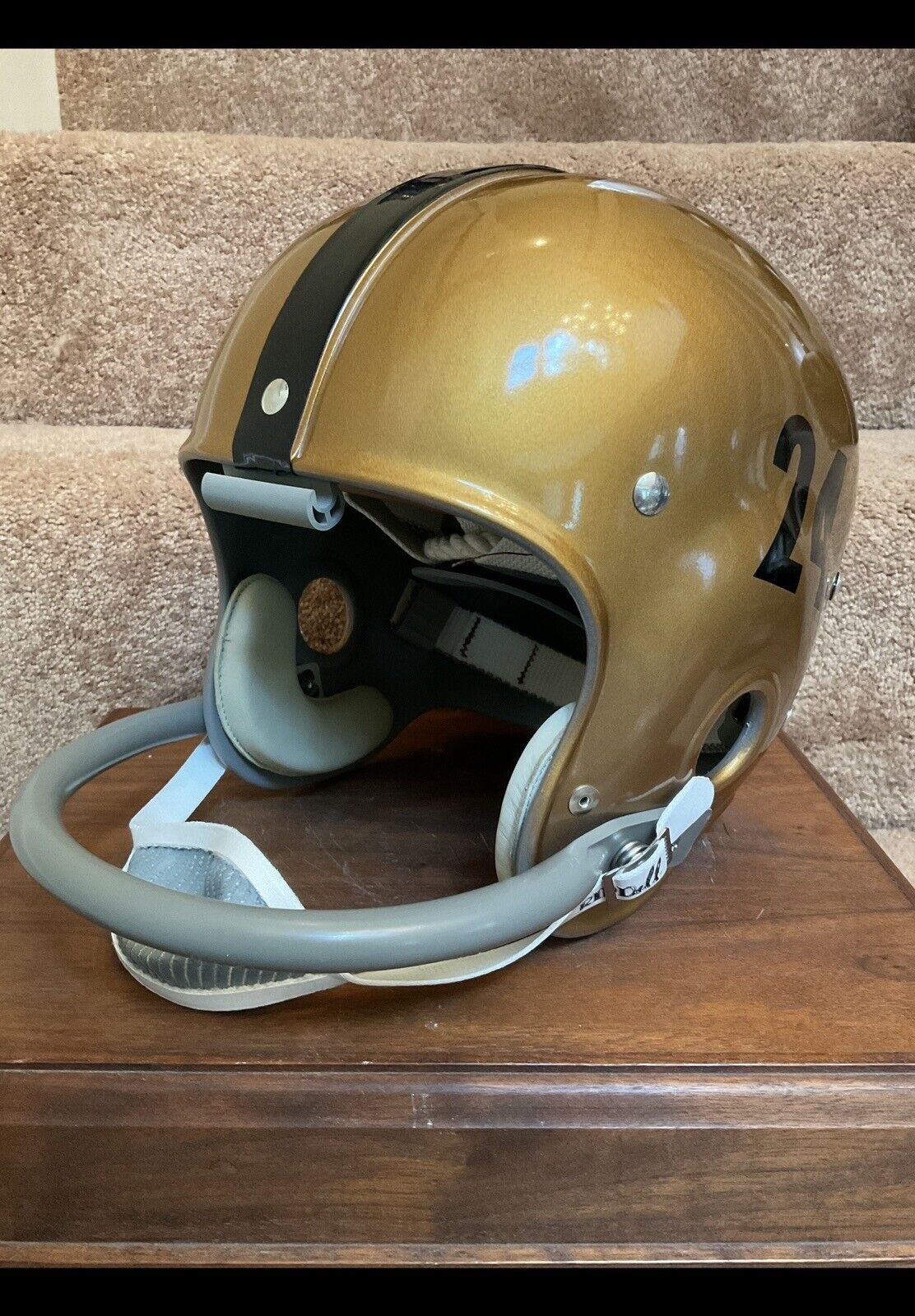 Pete Dawkins Autographed Riddell RT Suspension Football Helmet 1958 Heisman Sports Mem, Cards & Fan Shop:Autographs-Original:Football-NFL:Helmets WESTBROOKSPORTSCARDS