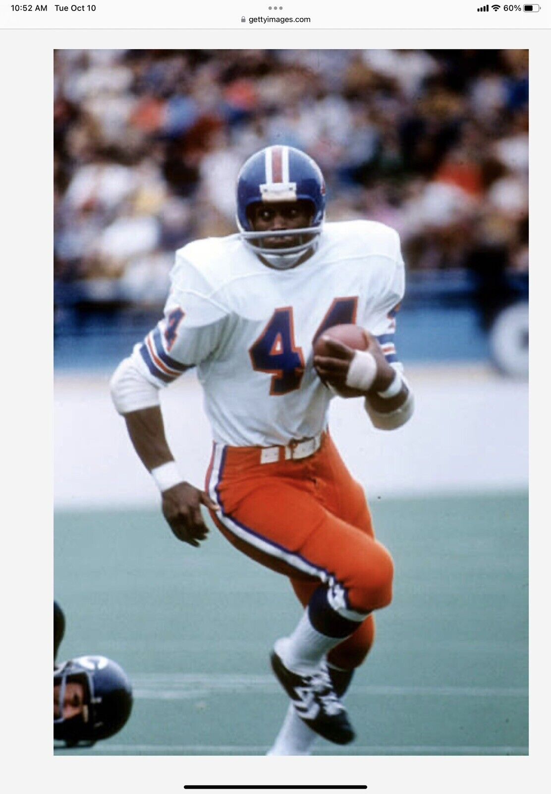 TK2 Style Suspension Football Helmet Custom Denver Broncos Floyd Little Sports Mem, Cards & Fan Shop:Autographs-Original:Football-NFL:Helmets WESTBROOKSPORTSCARDS