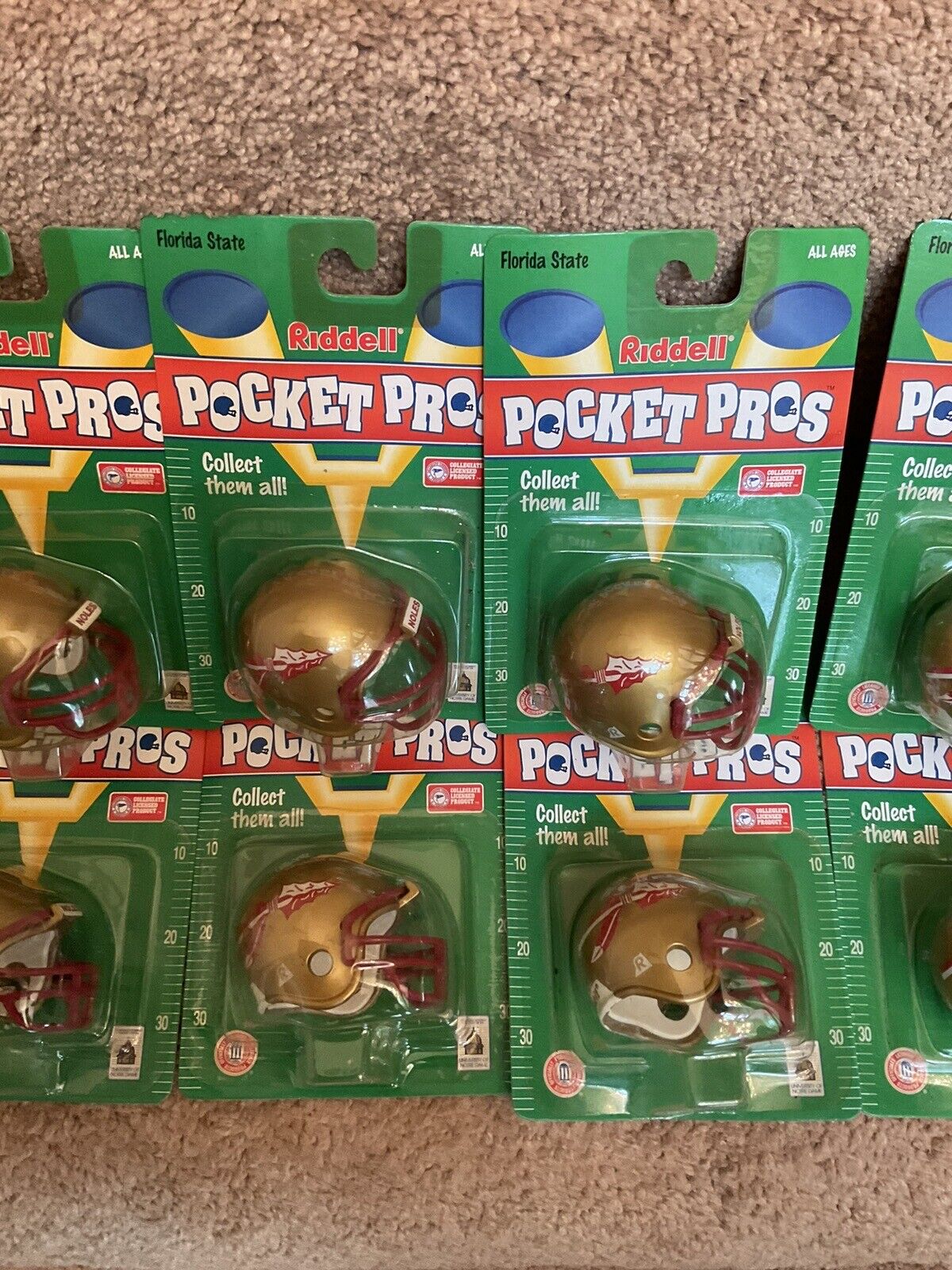Lot Of 14 Florida State Riddell Traditional Style Pocket Pro Helmets Sports Mem, Cards & Fan Shop:Fan Apparel & Souvenirs:Football-NFL Riddell