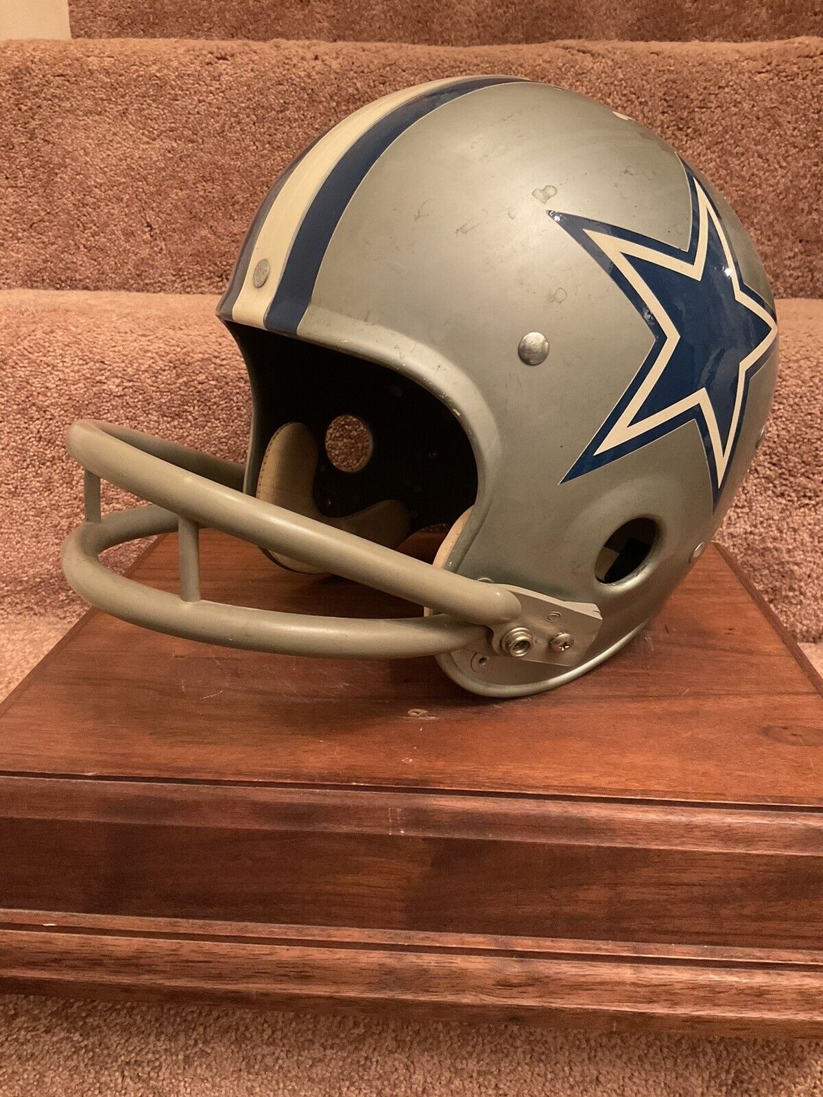 Original Riddell 1970 Dallas Cowboys Kra-Lite-8 TK2 Game Football Helmet Rare Sports Mem, Cards & Fan Shop:Fan Apparel & Souvenirs:Football-NFL Riddell