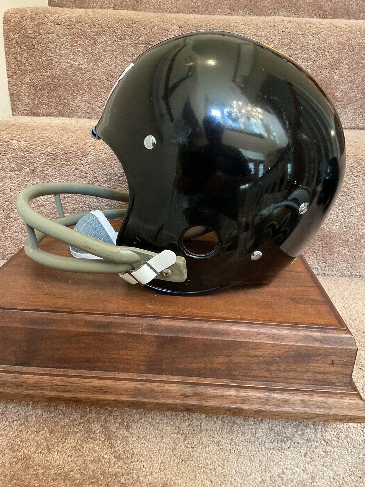 Vintage Riddell Kra-Lite-8 TK2 Football Helmet 1970 Pittsburgh Steelers Rare Sports Mem, Cards & Fan Shop:Fan Apparel & Souvenirs:Football-NFL Riddell