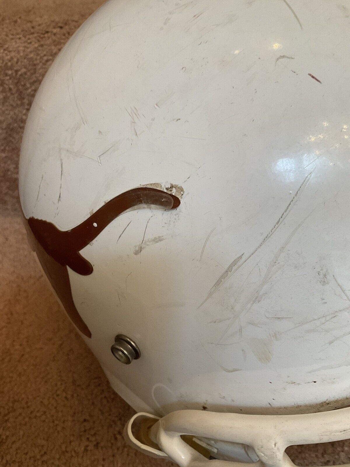 2005 Rose Bowl RIddell VSR-4 Football Helmet Vintage Game Used Texas Longhorns Sports Mem, Cards & Fan Shop:Fan Apparel & Souvenirs:College-NCAA Riddell
