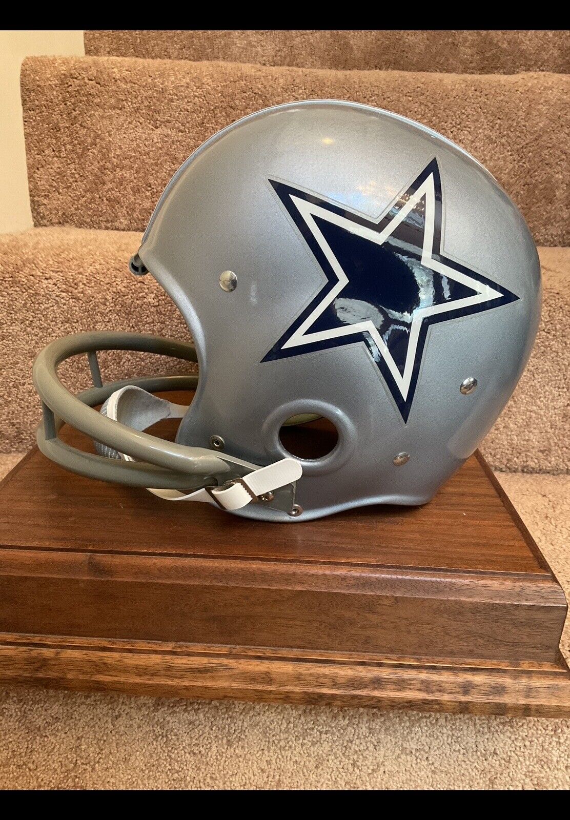 Riddell Kra-Lite Football Helmet-1976 Dallas Cowboys Autographed Renfro Pearson Sports Mem, Cards & Fan Shop:Autographs-Original:Football-NFL:Helmets WESTBROOKSPORTSCARDS