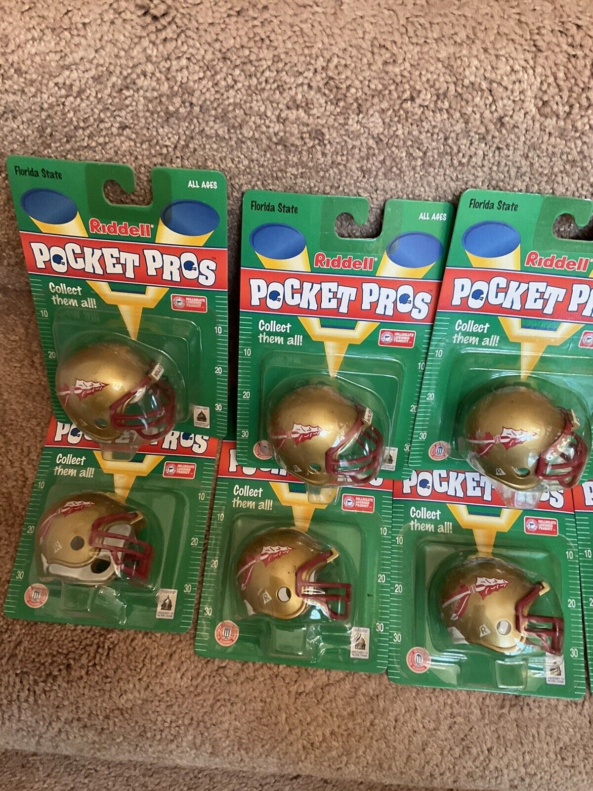 Lot Of 14 Florida State Riddell Traditional Style Pocket Pro Helmets Sports Mem, Cards & Fan Shop:Fan Apparel & Souvenirs:Football-NFL Riddell