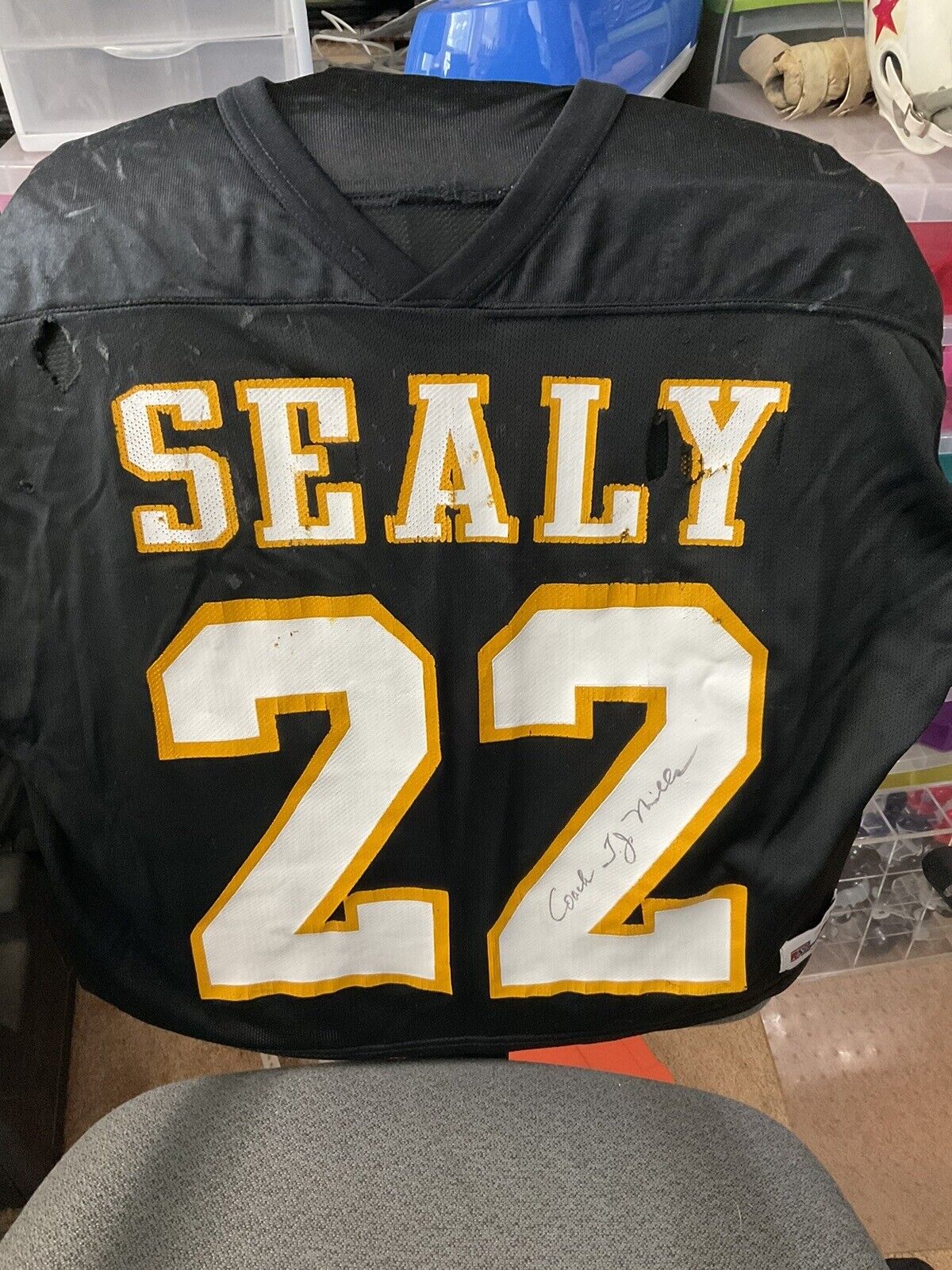 Vintage Sealy Texas High School State Champs Speedline Football Jersey Heavy Use Sports Mem, Cards & Fan Shop:Fan Apparel & Souvenirs:Football-NFL WESTBROOKSPORTSCARDS   