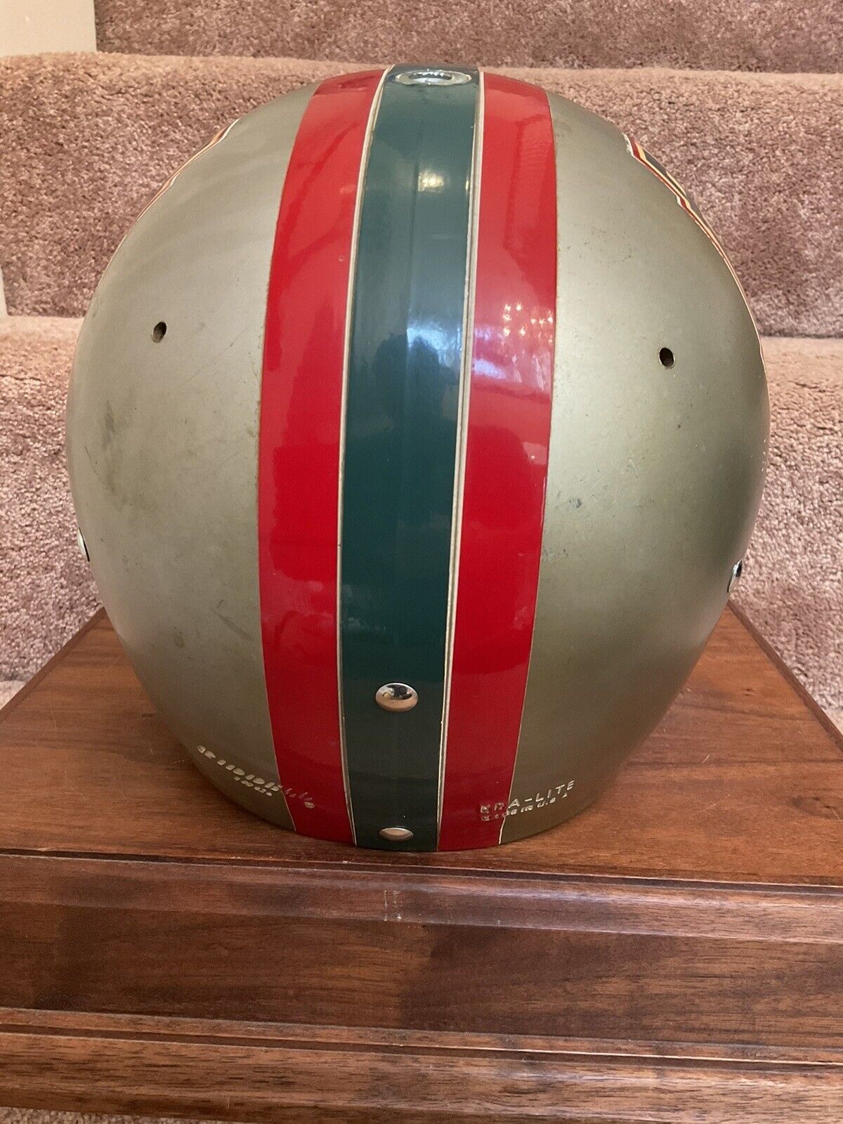 Vintage Riddell Kra-Lite-8 TK2 Football Helmet 1970 Houston Oilers RARE Sports Mem, Cards & Fan Shop:Fan Apparel & Souvenirs:Football-NFL Riddell