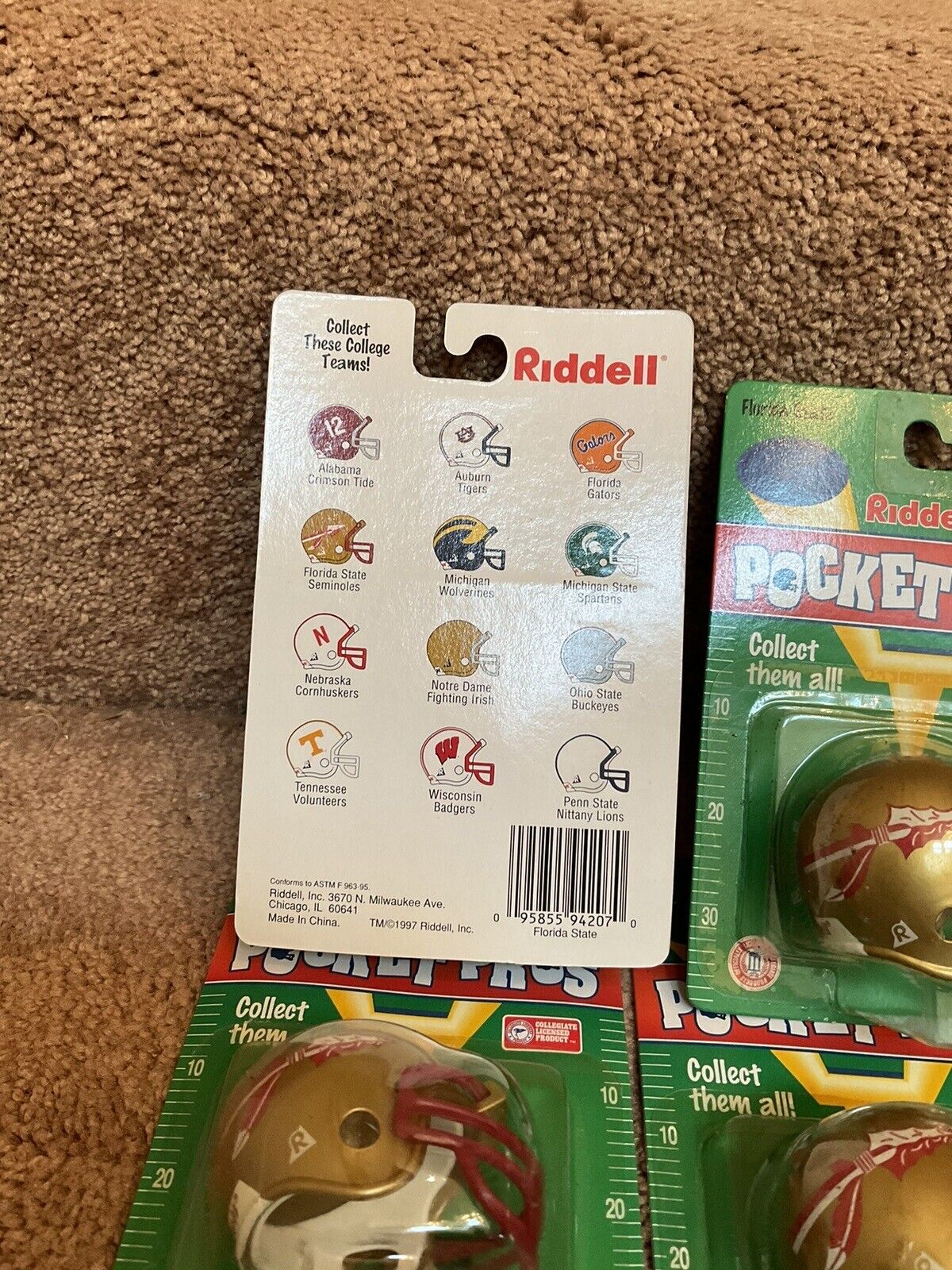 Lot Of 14 Florida State Riddell Traditional Style Pocket Pro Helmets Sports Mem, Cards & Fan Shop:Fan Apparel & Souvenirs:Football-NFL Riddell