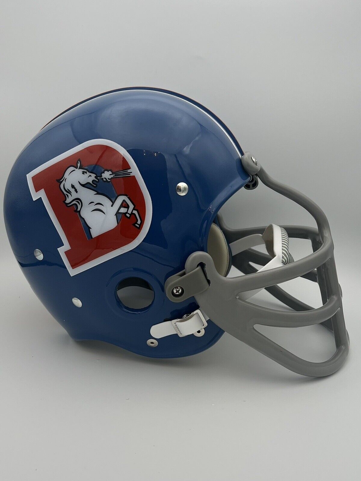 RK2 Style Suspension Football Helmet Custom Denver Broncos Lyle Alzado Rookie Sports Mem, Cards & Fan Shop:Autographs-Original:Football-NFL:Helmets WESTBROOKSPORTSCARDS