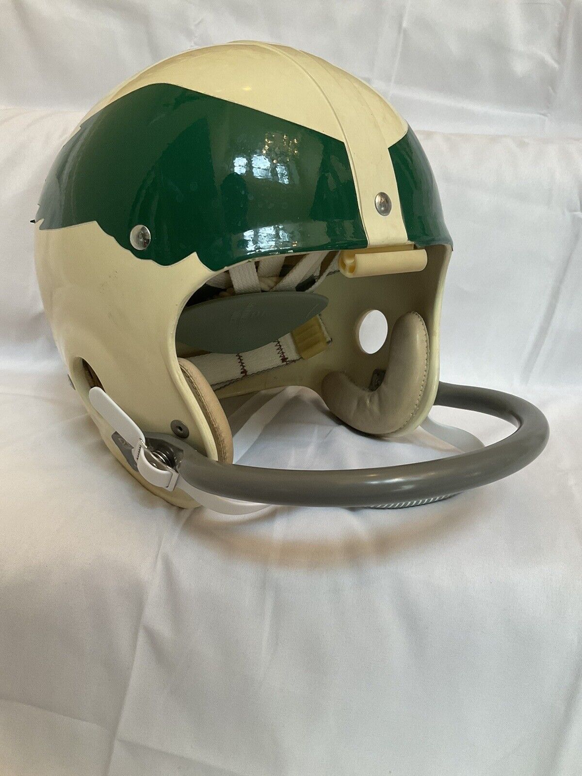 Vintage Riddell Kra-Lite TK2 Football Game Helmet Philadelphia Eagles Gabriel Sports Mem, Cards & Fan Shop:Fan Apparel & Souvenirs:Football-NFL Riddell
