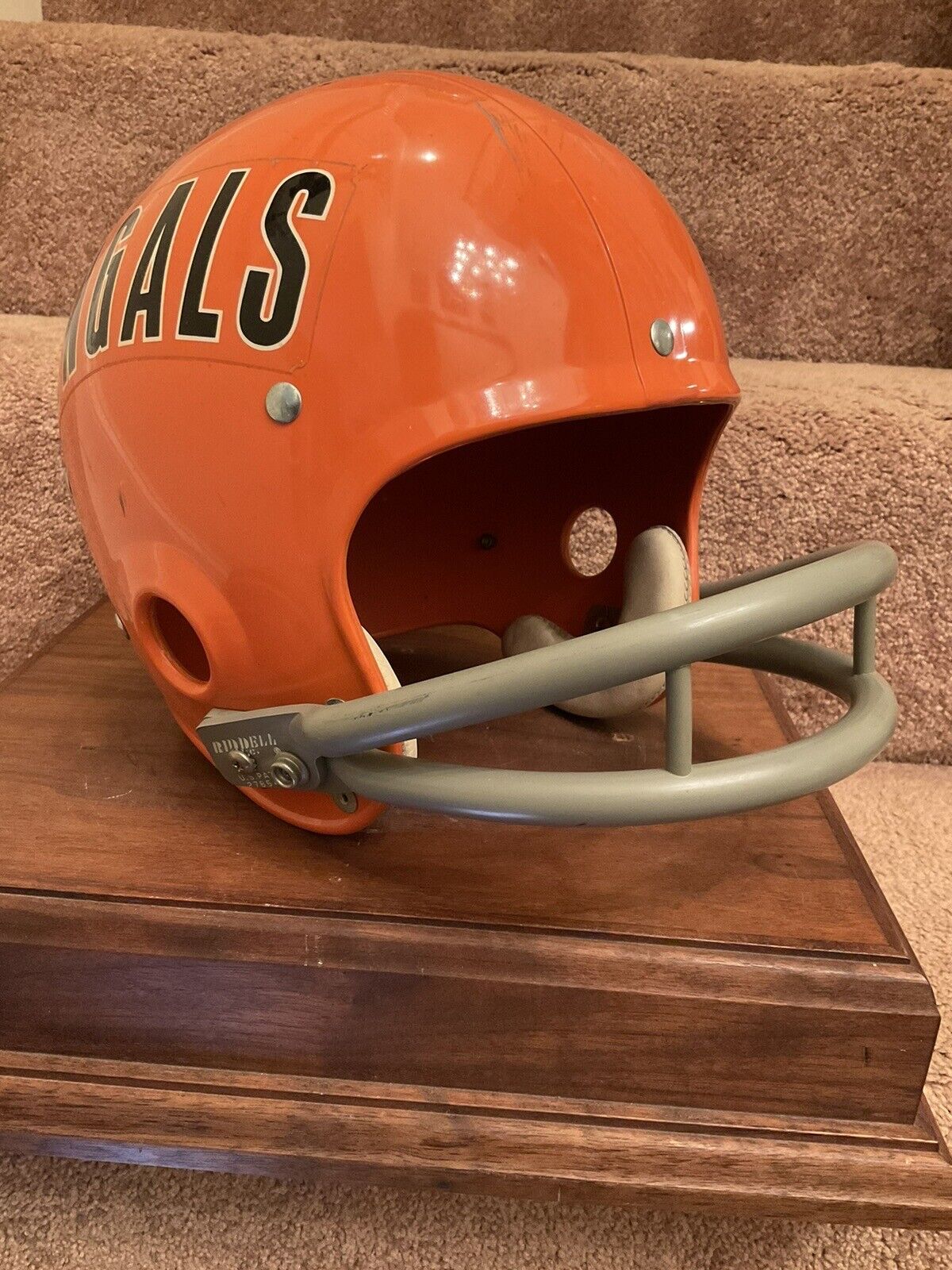 Original Riddell 1970 Cincinnati Bengals Kra-Lite TK2 Game Football Helmet Rare Sports Mem, Cards & Fan Shop:Fan Apparel & Souvenirs:Football-NFL Riddell