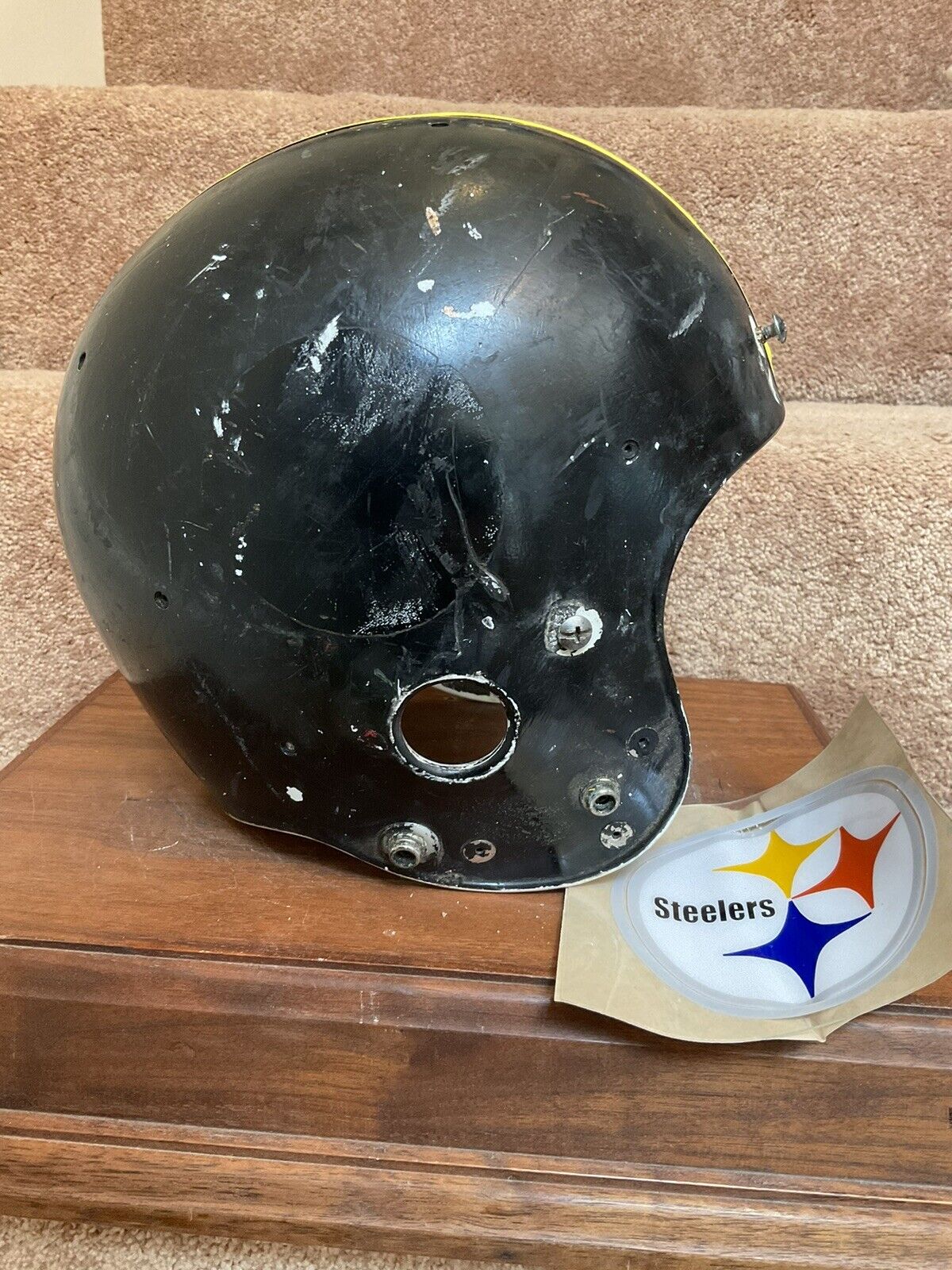 Vintage Original Riddell PAC3 Football Helmet 1979 Steelers? Sports Mem, Cards & Fan Shop:Fan Apparel & Souvenirs:Football-NFL Riddell