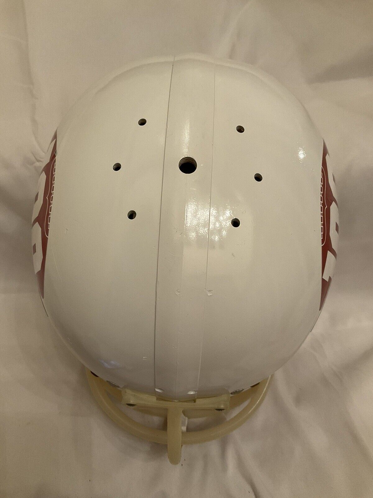 Vintage 1969 Wilson Football Helmet Custom Texas Longhorns National Championship Sports Mem, Cards & Fan Shop:Fan Apparel & Souvenirs:Football-NFL Wilson