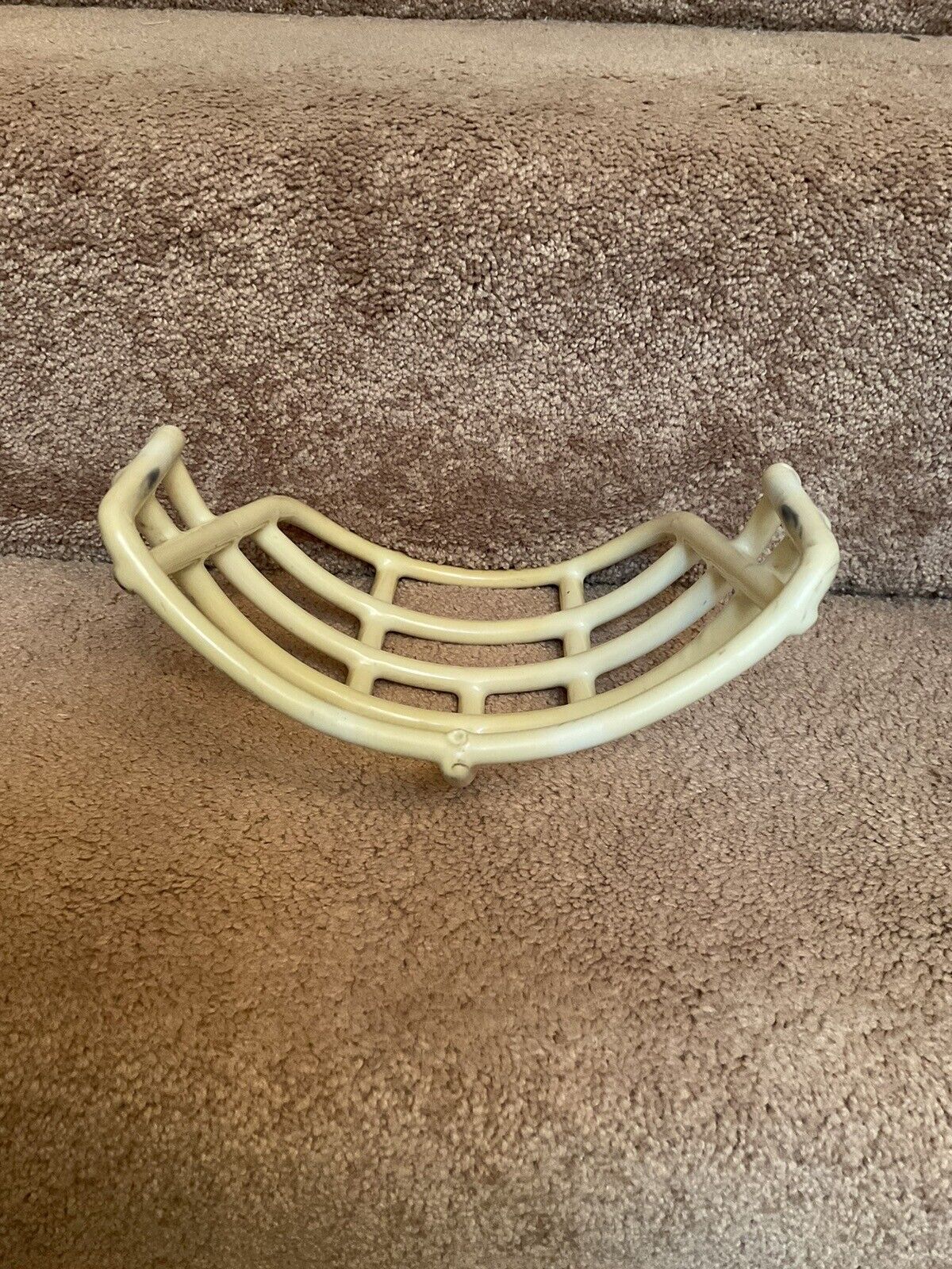 Vintage Riddell 1980s NJOP Football Helmet Lineman White 2-Dot Facemask USFL Sporting Goods:Team Sports:Football:Clothing, Shoes & Accessories:Helmets & Hats Riddell