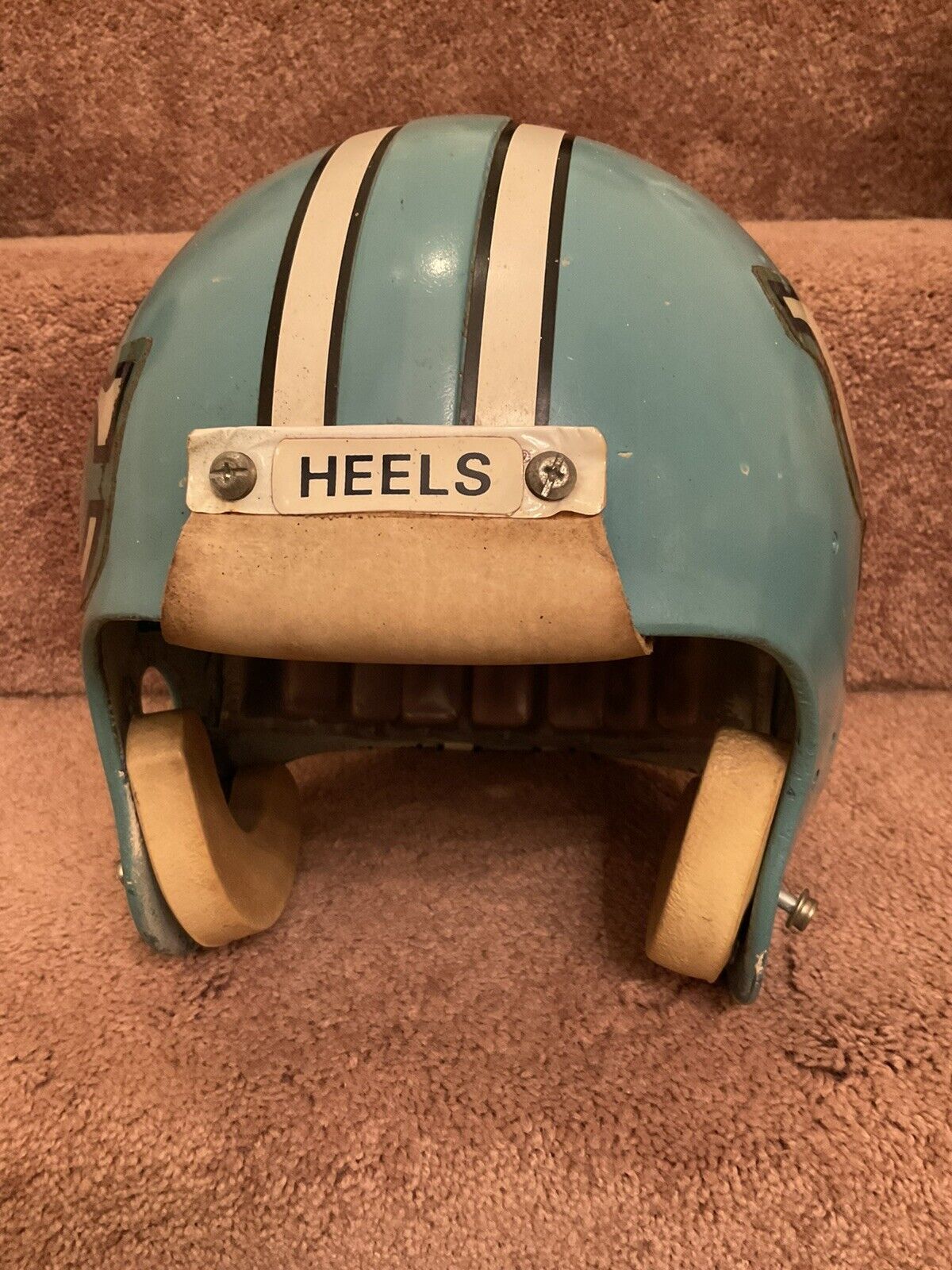 Vintage North Carolina Tar Heels Game Used 1981 Riddell PAC-3 Football Helmet Sports Mem, Cards & Fan Shop:Fan Apparel & Souvenirs:College-NCAA Riddell
