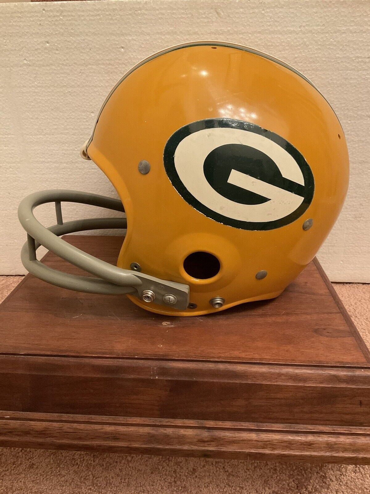 Vintage Riddell Kra-Lite II Football Helmet 1972 Green Bay Packers Sports Mem, Cards & Fan Shop:Fan Apparel & Souvenirs:Football-NFL Riddell   