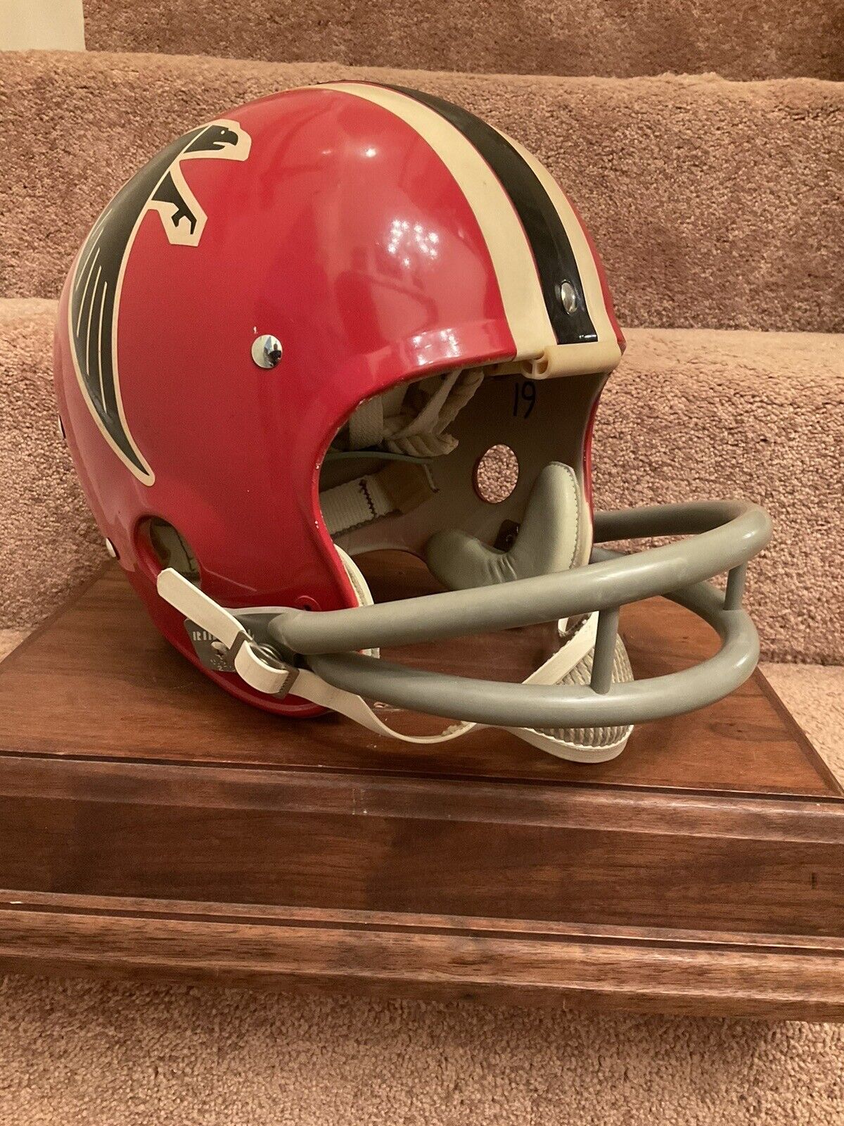 Vintage Original Riddell Kra-Lite TK2 Football Helmet 1973 Atlanta Falcons RARE Sports Mem, Cards & Fan Shop:Fan Apparel & Souvenirs:Football-NFL Riddell