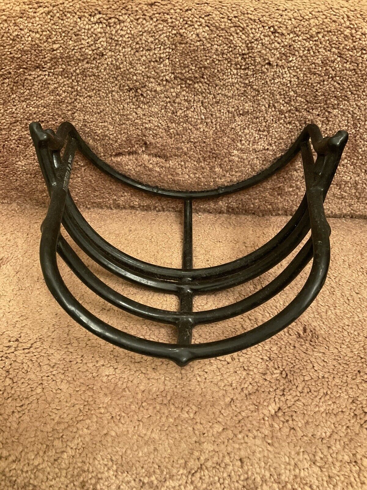 Vintage Schutt 1980 Double Wire NJOP Red Dot Black Football Helmet Face Mask Sporting Goods:Team Sports:Football:Clothing, Shoes & Accessories:Helmets & Hats Schutt