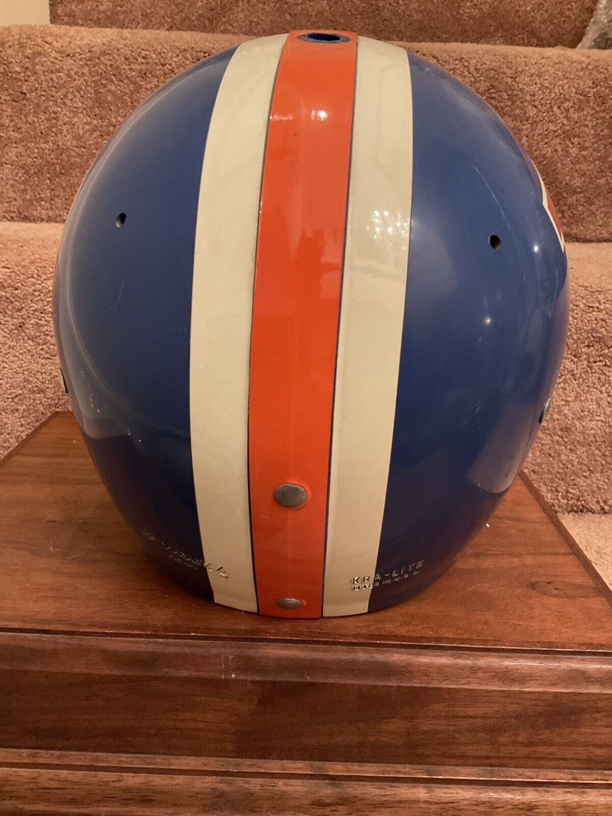 Original Riddell 1970 Denver Broncos Kra-Lite TK2 Game Football Helmet Rare Sports Mem, Cards & Fan Shop:Fan Apparel & Souvenirs:Football-NFL Riddell