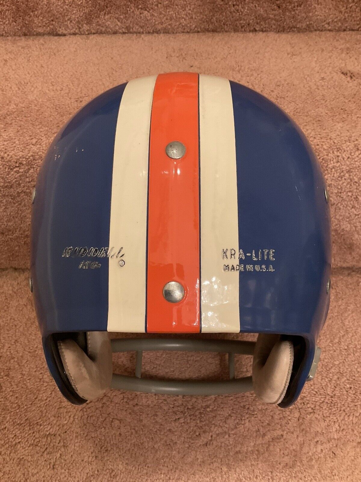 Original Riddell 1970 Denver Broncos Kra-Lite TK2 Game Football Helmet Rare Sports Mem, Cards & Fan Shop:Fan Apparel & Souvenirs:Football-NFL Riddell