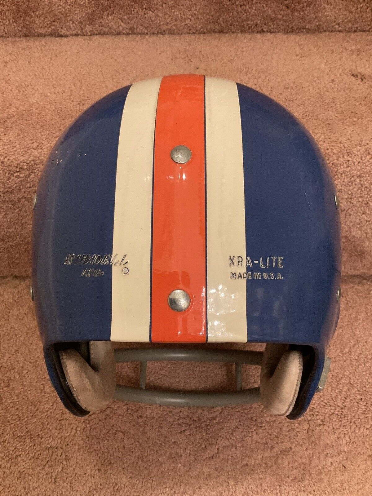 Original Riddell 1970 Denver Broncos Kra-Lite TK2 Game Football Helmet Rare Sports Mem, Cards & Fan Shop:Fan Apparel & Souvenirs:Football-NFL Riddell   