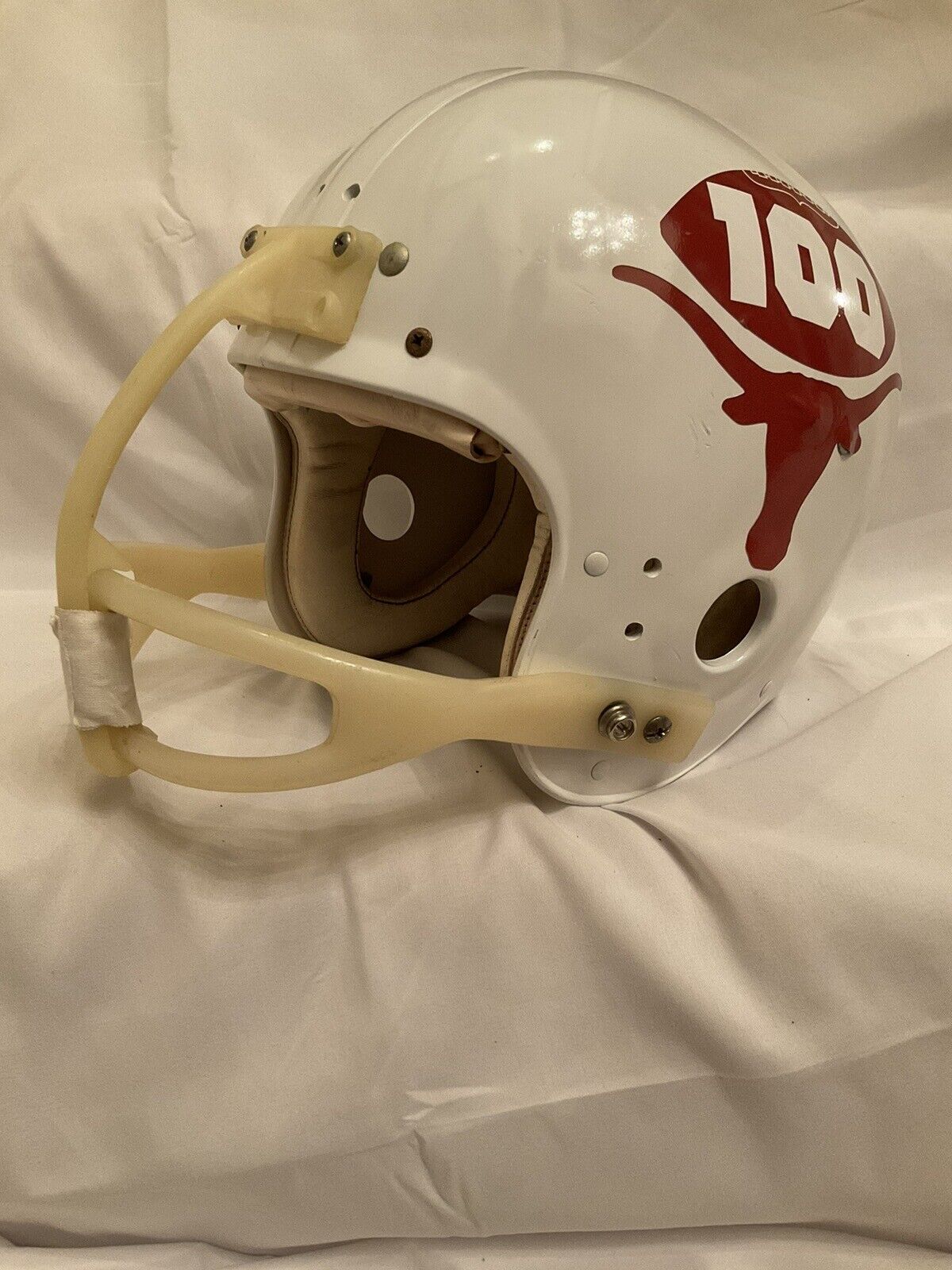 Vintage 1969 Wilson Football Helmet Custom Texas Longhorns National Championship Sports Mem, Cards & Fan Shop:Fan Apparel & Souvenirs:Football-NFL Wilson
