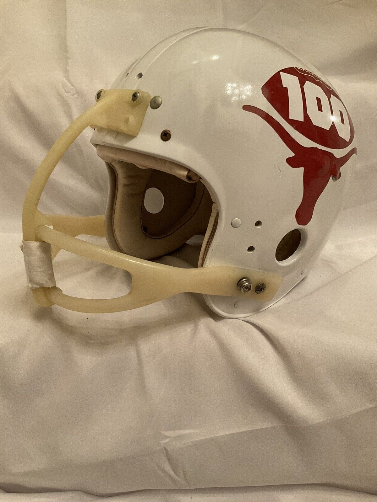 Vintage 1969 Wilson Football Helmet Custom Texas Longhorns National Championship Sports Mem, Cards & Fan Shop:Fan Apparel & Souvenirs:Football-NFL Wilson   