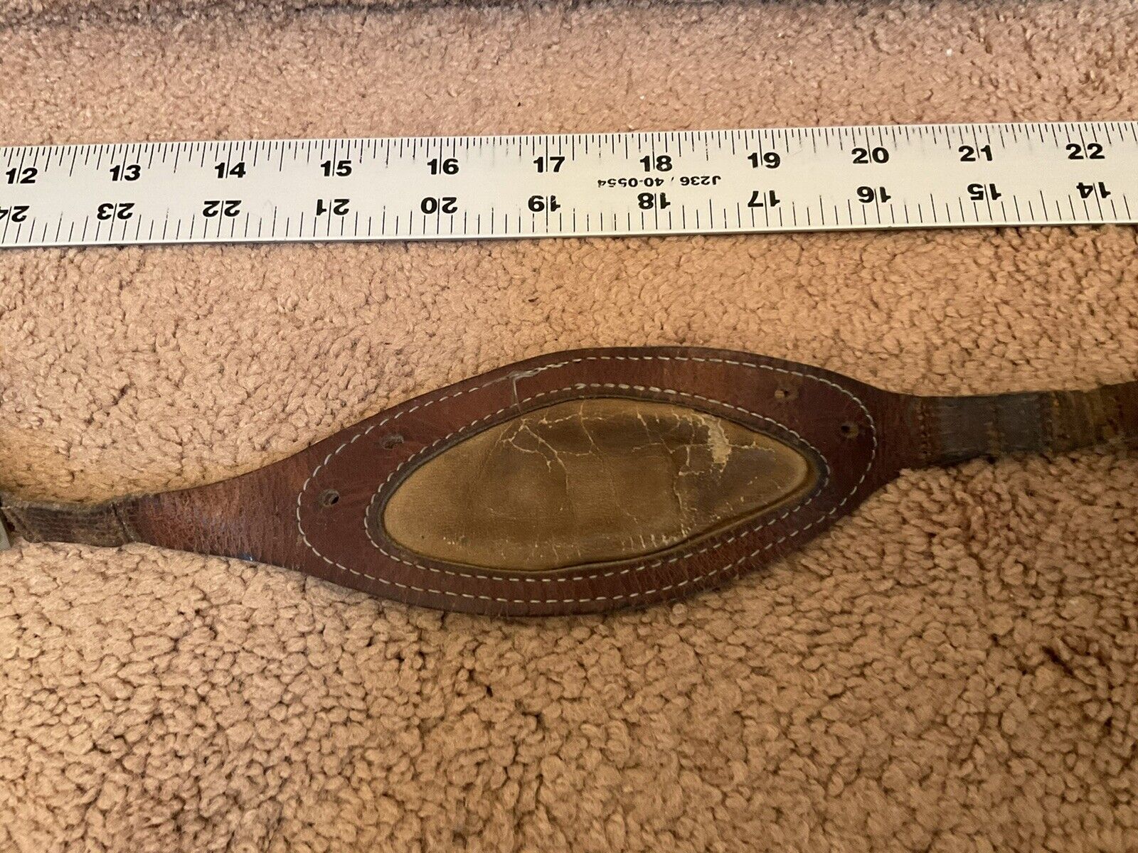1940s-1950s Leather Football Helmet Chin Strap -Good Condition Sporting Goods:Team Sports:Football:Clothing, Shoes & Accessories:Helmets & Hats Riddell