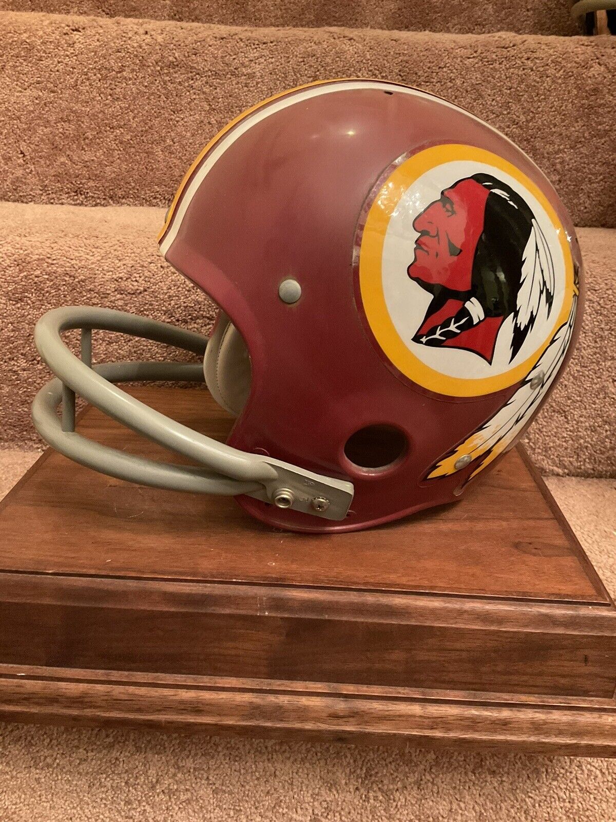 Original Riddell 1973 Washington Redskins Kra-Lite TK2 Game Football Helmet Rare Sports Mem, Cards & Fan Shop:Fan Apparel & Souvenirs:Football-NFL Riddell   