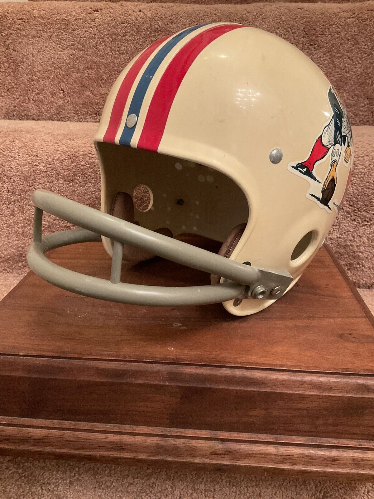 Original Riddell 1970 Boston Patriots Kra-Lite TK2 Game Football Helmet Rare Sports Mem, Cards & Fan Shop:Fan Apparel & Souvenirs:Football-NFL Riddell