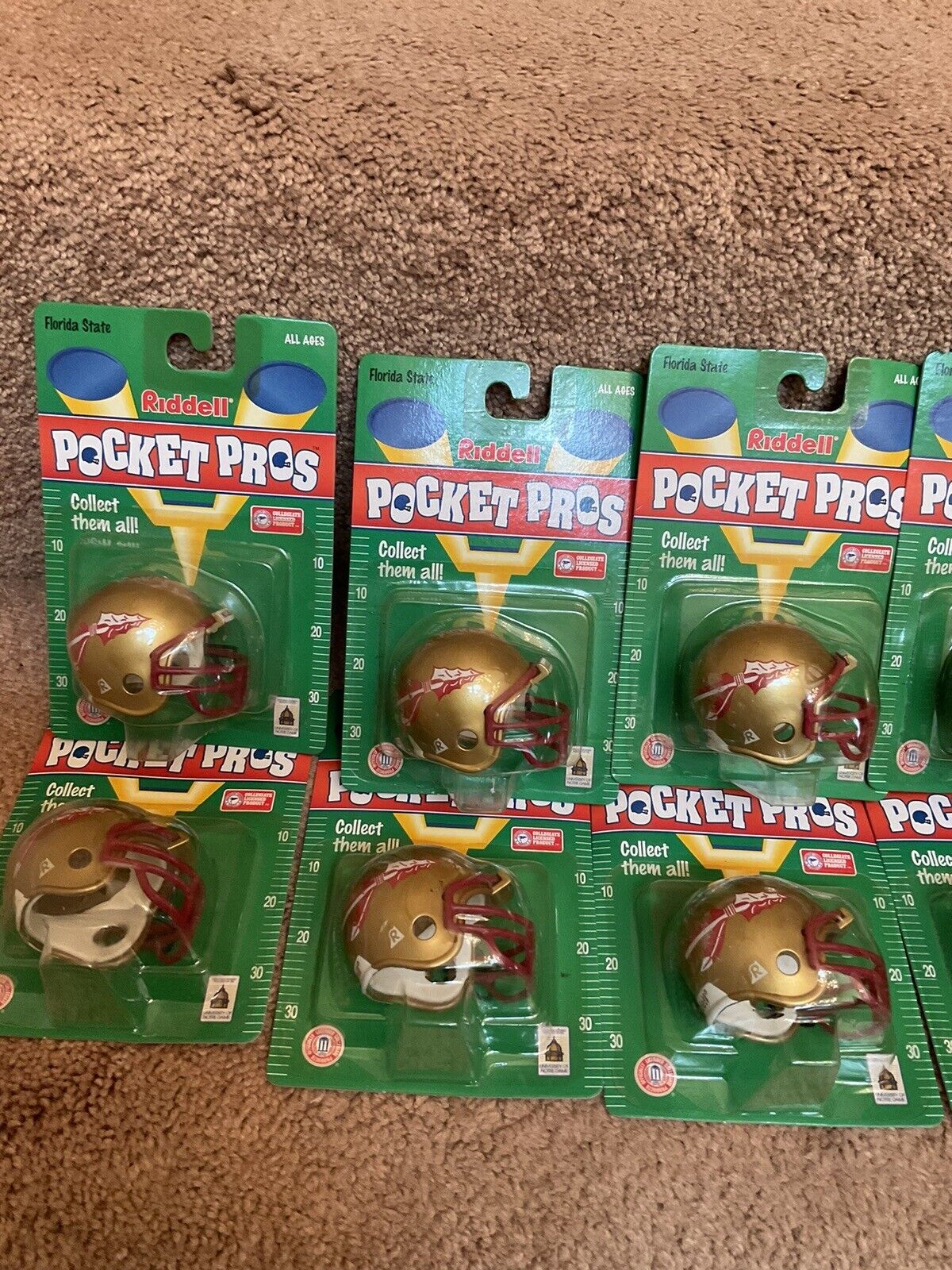 Lot Of 14 Florida State Riddell Traditional Style Pocket Pro Helmets Sports Mem, Cards & Fan Shop:Fan Apparel & Souvenirs:Football-NFL Riddell