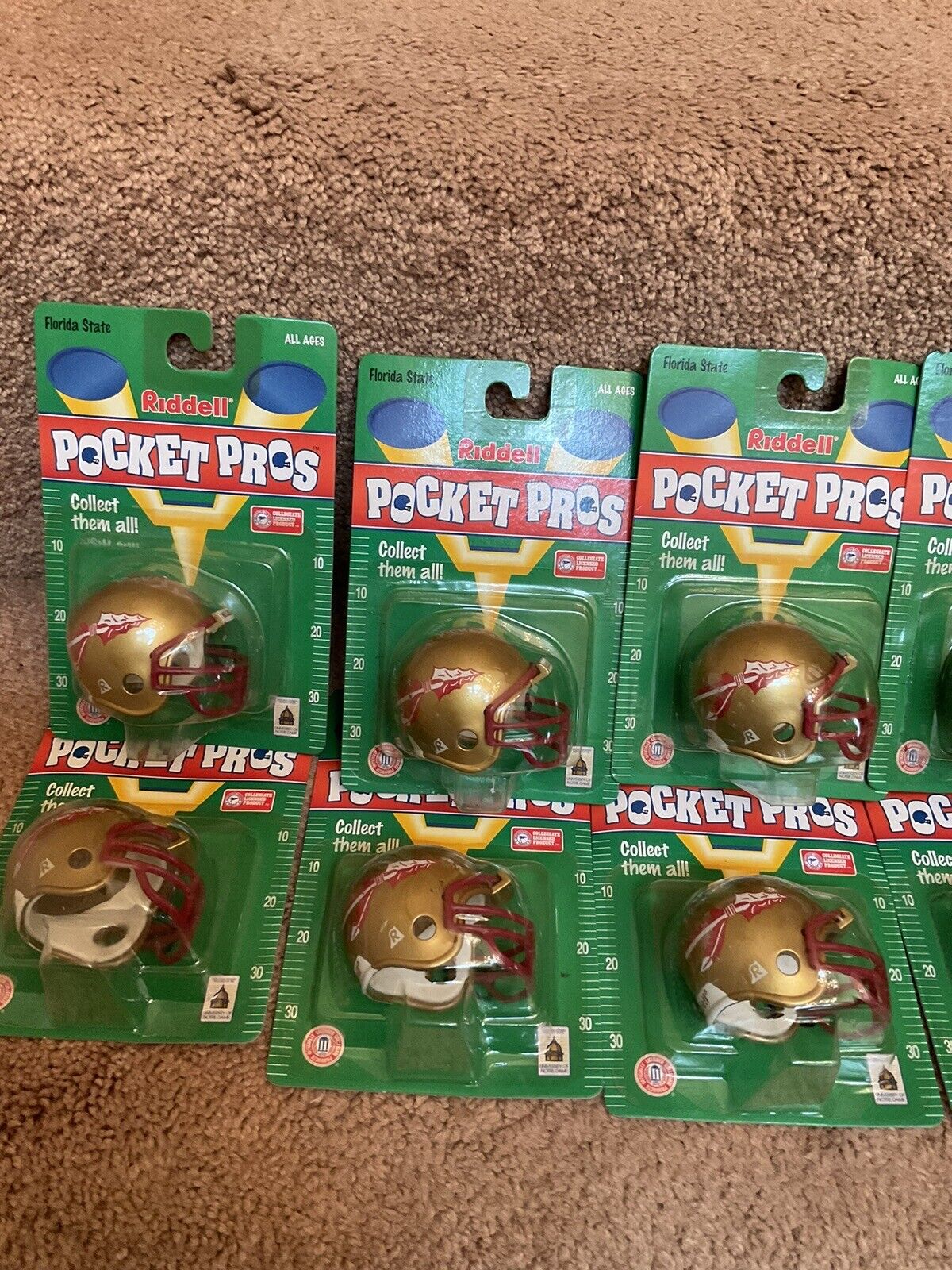 Lot Of 14 Florida State Riddell Traditional Style Pocket Pro Helmets Sports Mem, Cards & Fan Shop:Fan Apparel & Souvenirs:Football-NFL Riddell   