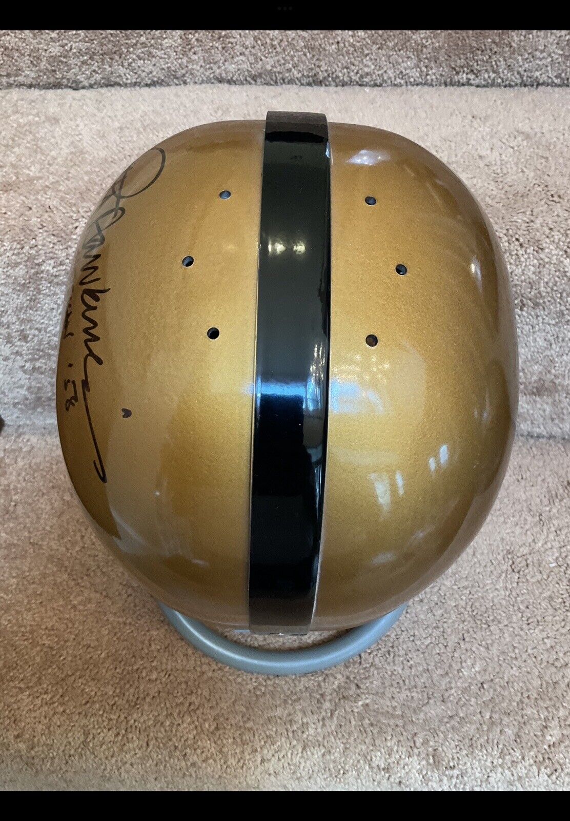 Pete Dawkins Autographed Riddell RT Suspension Football Helmet 1958 Heisman Sports Mem, Cards & Fan Shop:Autographs-Original:Football-NFL:Helmets WESTBROOKSPORTSCARDS