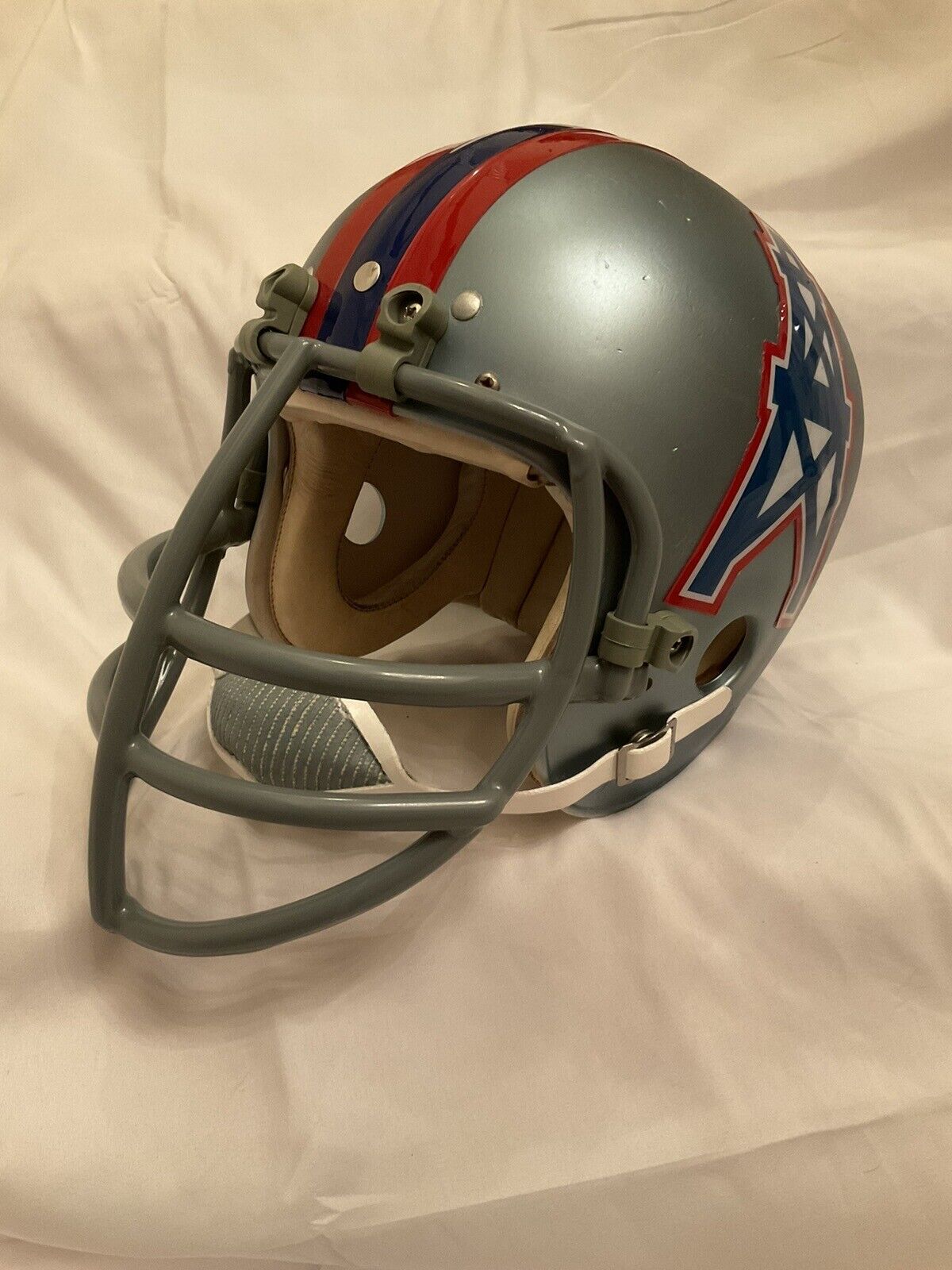 Original Vintage Wilson Football Helmet Custom 1969 - 1970 Houston Oilers NJOP Sports Mem, Cards & Fan Shop:Fan Apparel & Souvenirs:Football-NFL Wilson