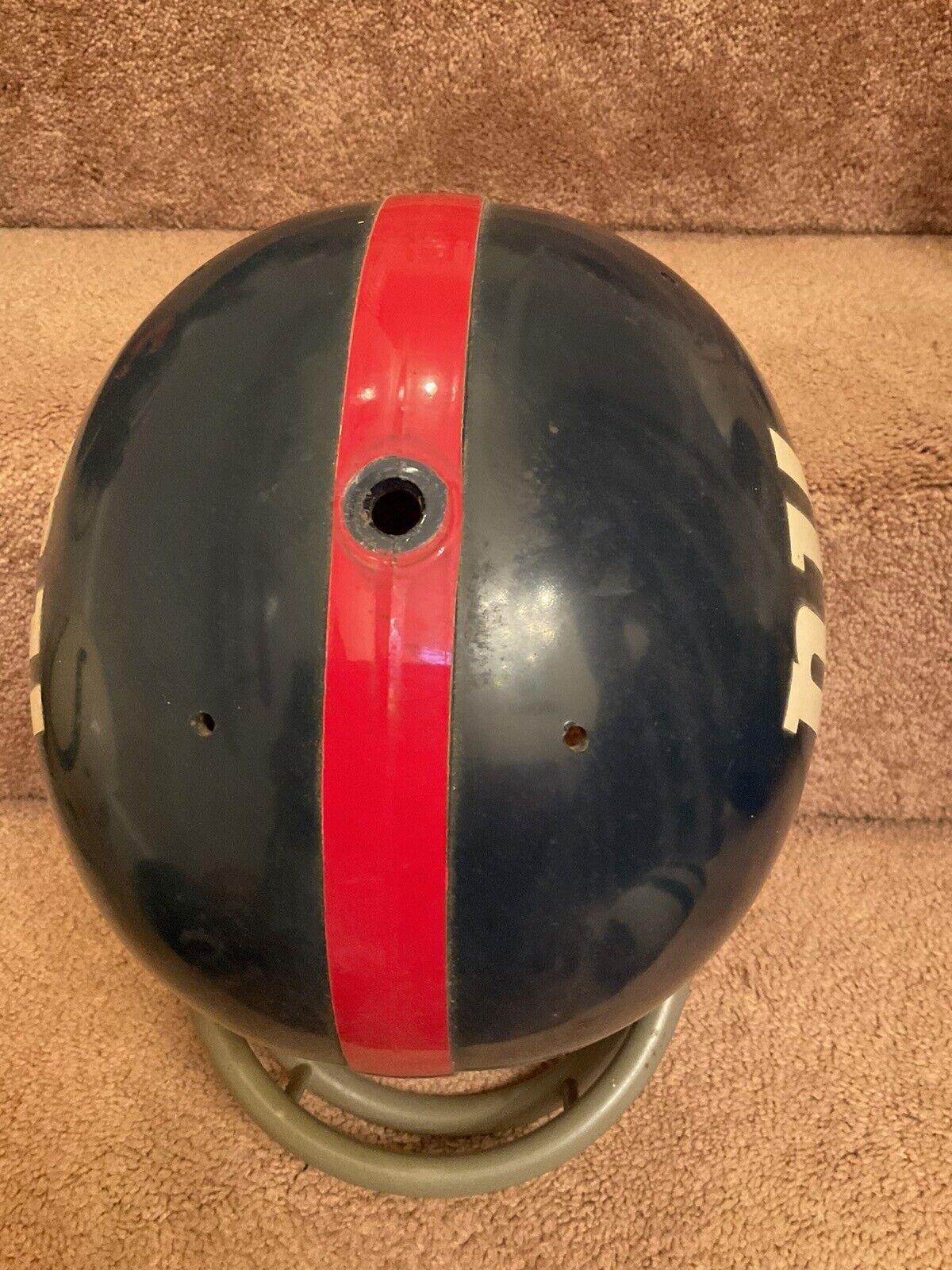 Original Riddell 1971 New York Giants Kra-Lite TK2 Game Football Helmet Sports Mem, Cards & Fan Shop:Fan Apparel & Souvenirs:Football-NFL Riddell