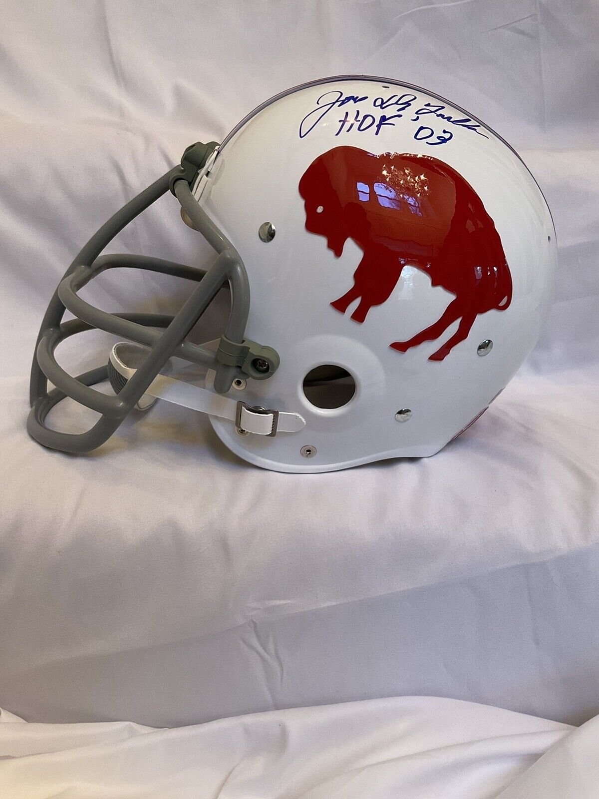 Joe DeLamielleure Autographed TK2 Style Buffalo Bills Football Helmet TriStar Sports Mem, Cards & Fan Shop:Fan Apparel & Souvenirs:Football-NFL WESTBROOKSPORTSCARDS