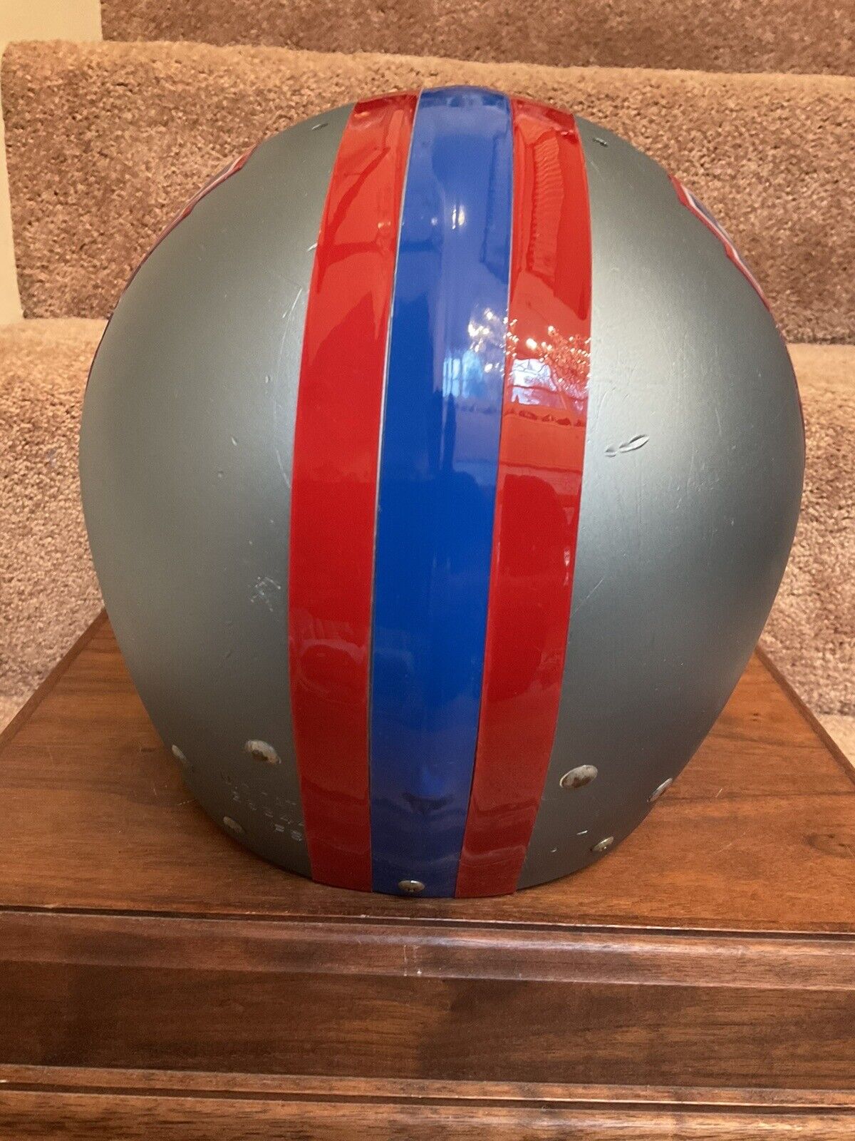 Original Vintage Wilson Football Helmet Custom 1969 - 1970 Houston Oilers Sports Mem, Cards & Fan Shop:Fan Apparel & Souvenirs:Football-NFL Wilson