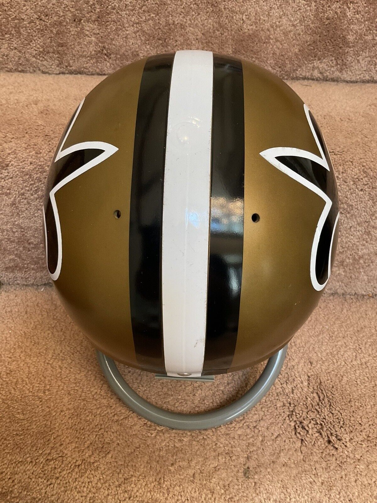 Vintage Riddell Kra-Lite-8 TK2 Football Helmet 1970 New Orleans Saints Kilmer Sports Mem, Cards & Fan Shop:Fan Apparel & Souvenirs:Football-NFL Riddell
