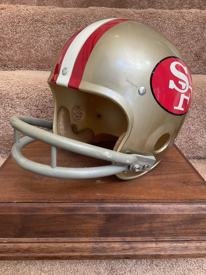 Original Riddell 1971 San Francisco 49ers Kra-Lite Game Football Helmet Sports Mem, Cards & Fan Shop:Fan Apparel & Souvenirs:Football-NFL Riddell   