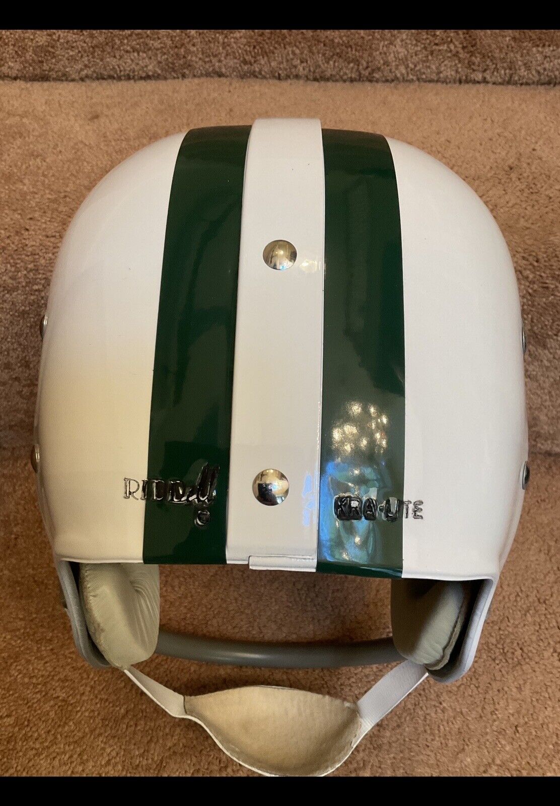 Riddell Kra-Lite RK2 Suspension Football Helmet New York Jets Super Bowl III Sports Mem, Cards & Fan Shop:Fan Apparel & Souvenirs:Football-NFL Riddell   