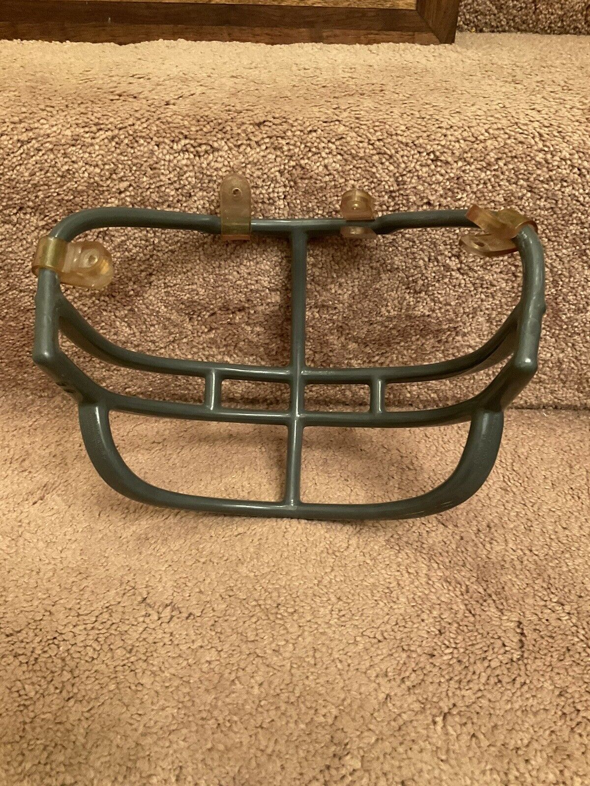 Vintage Dark Gray RIddell 1990 DoubleWire Kra-Lite NOP Football Helmet Facemask2 Sporting Goods:Team Sports:Football:Clothing, Shoes & Accessories:Helmets & Hats Riddell