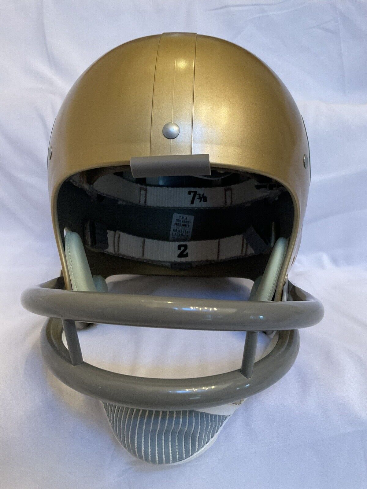 1962 Notre Dame Fighting Irish TK Suspension Football Helmet Officially Licensed Sports Mem, Cards & Fan Shop:Fan Apparel & Souvenirs:College-NCAA WESTBROOKSPORTSCARDS
