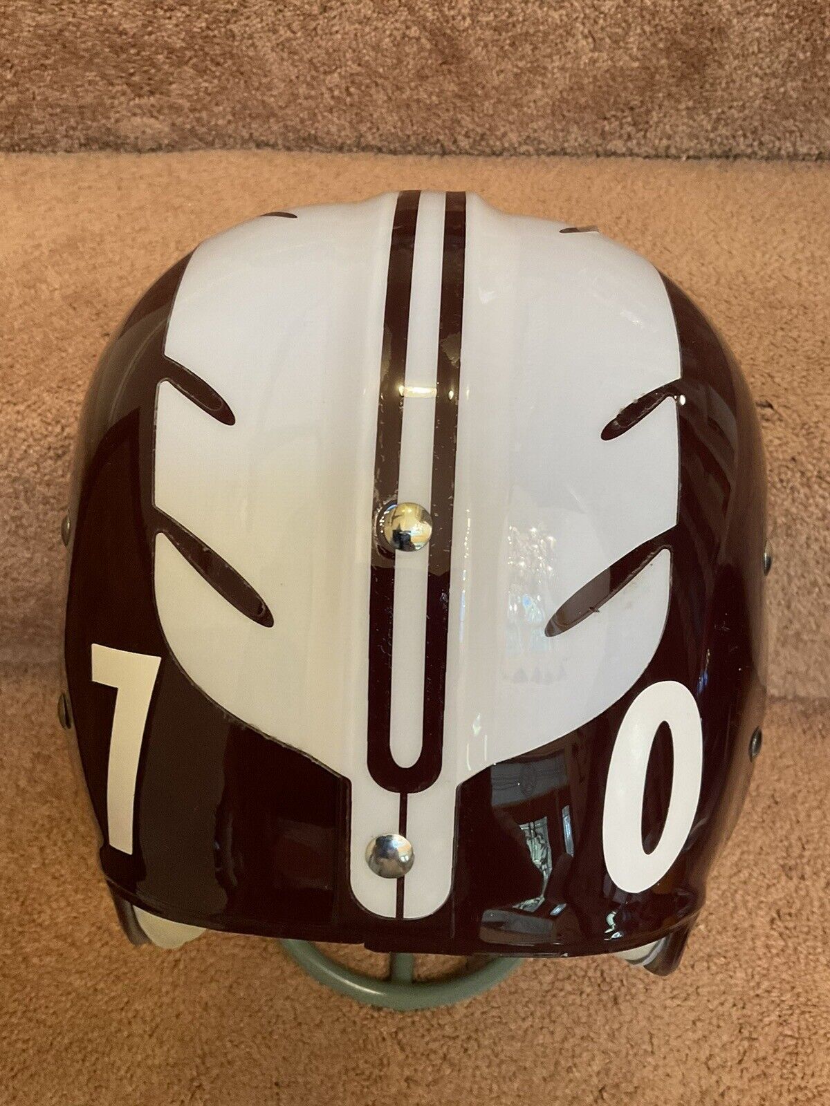 1964 Washington Redskins Feather RK2 Style Suspension Football Helmet Sam Huff Sports Mem, Cards & Fan Shop:Autographs-Original:Football-NFL:Helmets WESTBROOKSPORTSCARDS   