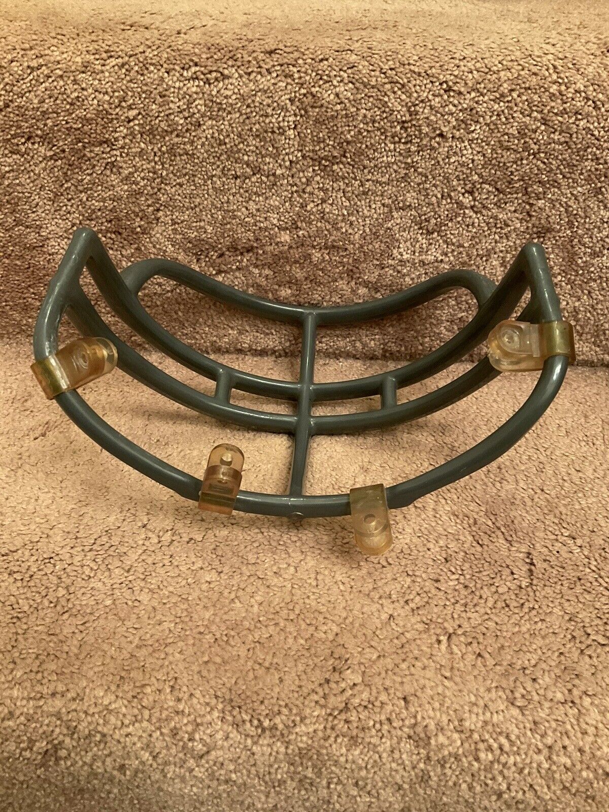 Vintage Dark Gray RIddell 1990 DoubleWire Kra-Lite NOP Football Helmet Facemask2 Sporting Goods:Team Sports:Football:Clothing, Shoes & Accessories:Helmets & Hats Riddell