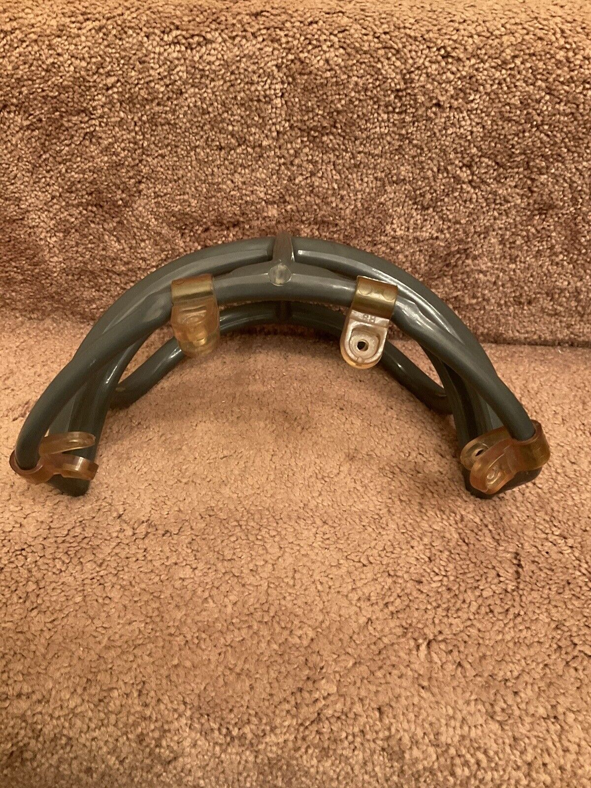 Vintage Dark Gray RIddell 1990 DoubleWire Kra-Lite NOP Football Helmet Facemask2 Sporting Goods:Team Sports:Football:Clothing, Shoes & Accessories:Helmets & Hats Riddell