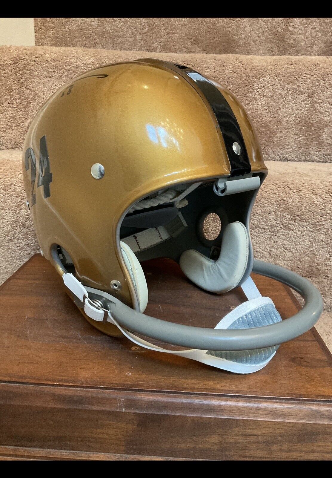 Pete Dawkins Autographed Riddell RT Suspension Football Helmet 1958 Heisman Sports Mem, Cards & Fan Shop:Autographs-Original:Football-NFL:Helmets WESTBROOKSPORTSCARDS