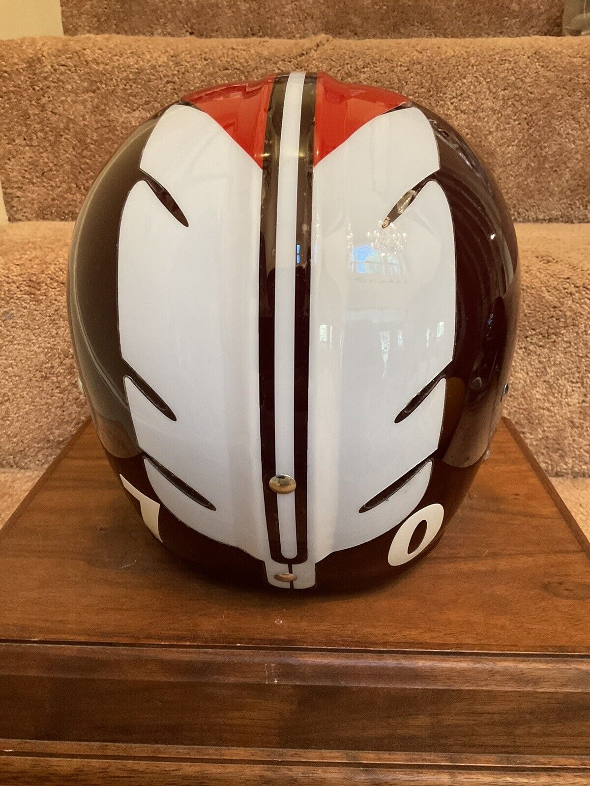 buy redskins motorcycle helmet 1964 Washington Redskins Feather RK2 Style Suspension Football Helmet – WESTBROOKSPORTSCARDS