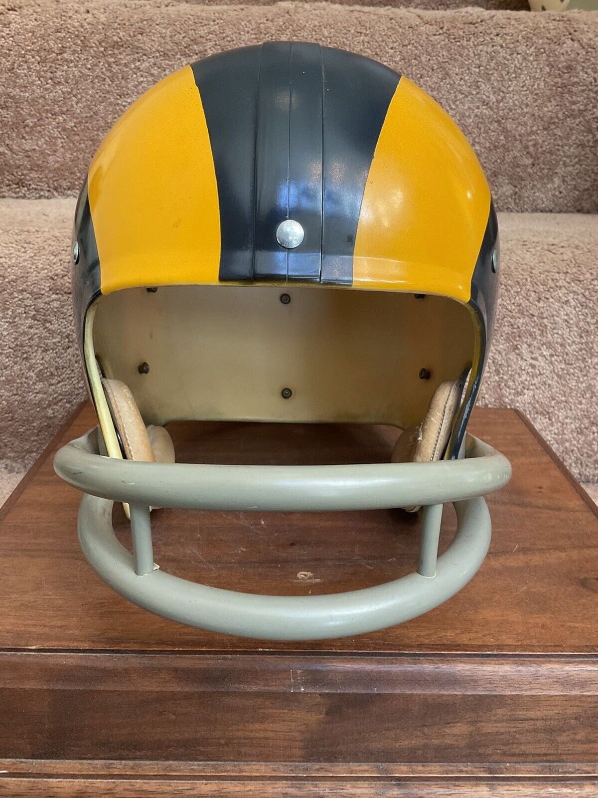 Original Riddell 1973 Los Angeles Rams Kra-Lite TK2 Game Football Helmet Rare Sports Mem, Cards & Fan Shop:Fan Apparel & Souvenirs:Football-NFL Riddell   