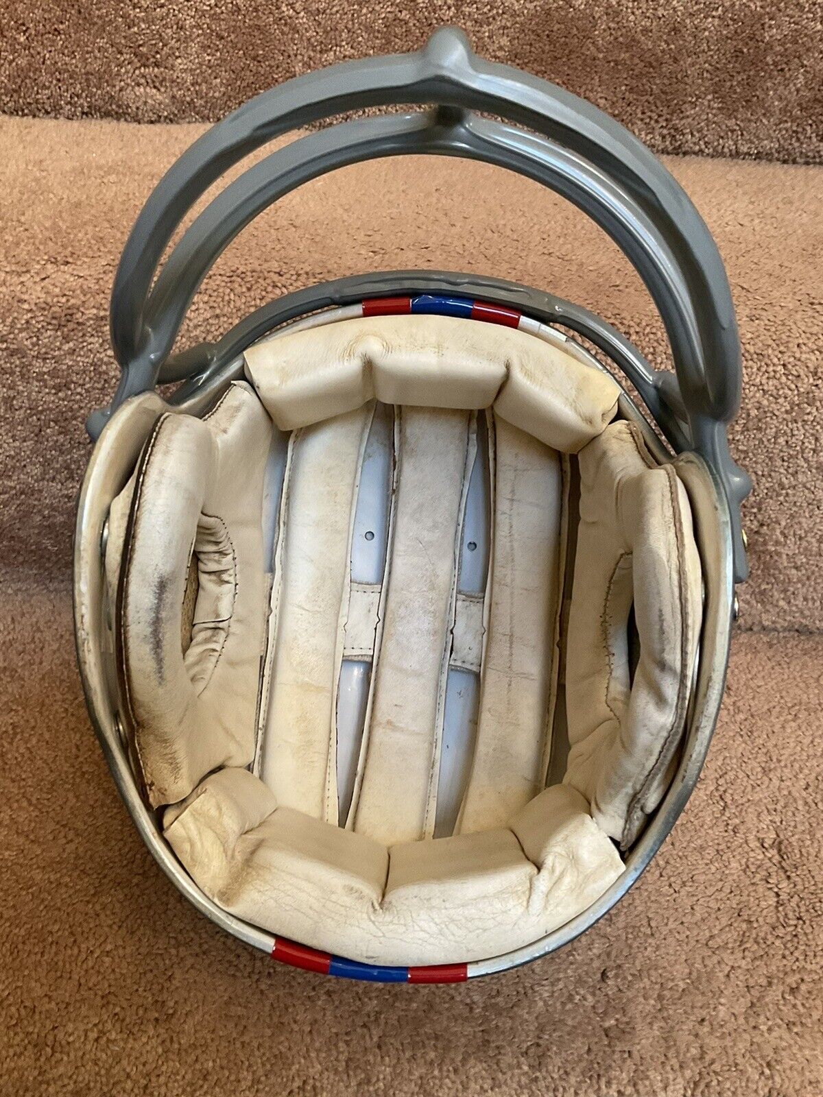 Original Vintage Wilson Football Helmet Custom 1969 - 1970 Houston Oilers Sports Mem, Cards & Fan Shop:Fan Apparel & Souvenirs:Football-NFL Wilson   