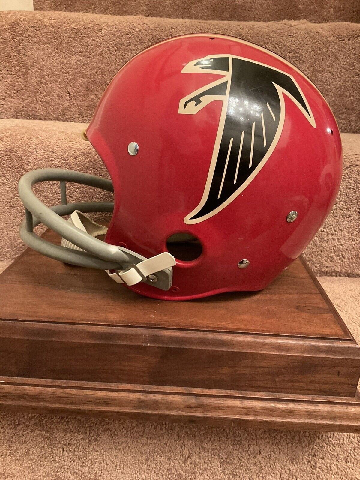 Vintage Original Riddell Kra-Lite TK2 Football Helmet 1973 Atlanta Falcons RARE Sports Mem, Cards & Fan Shop:Fan Apparel & Souvenirs:Football-NFL Riddell