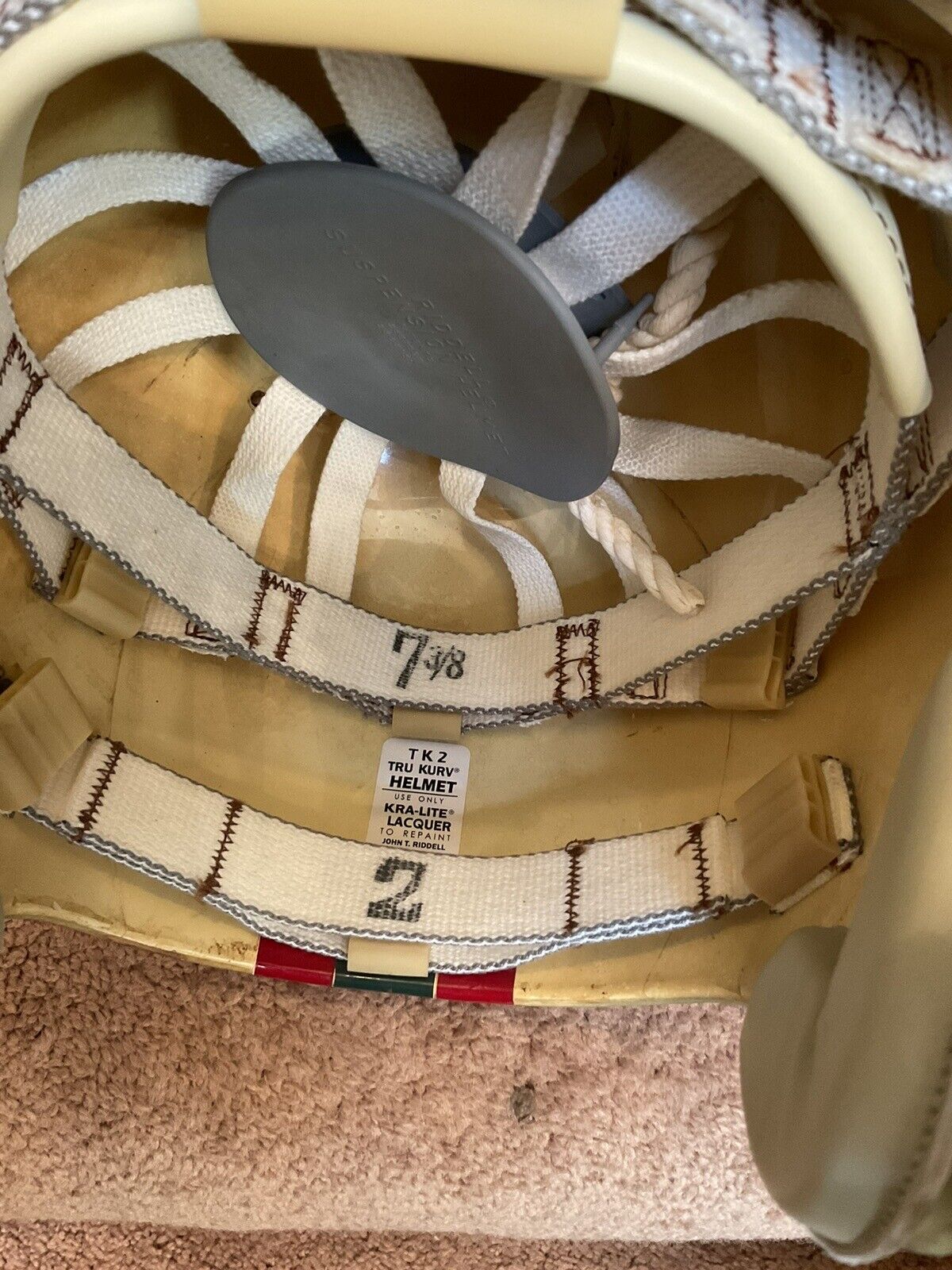 Vintage Riddell Kra-Lite-8 TK2 Football Helmet 1970 Houston Oilers RARE Sports Mem, Cards & Fan Shop:Fan Apparel & Souvenirs:Football-NFL Riddell